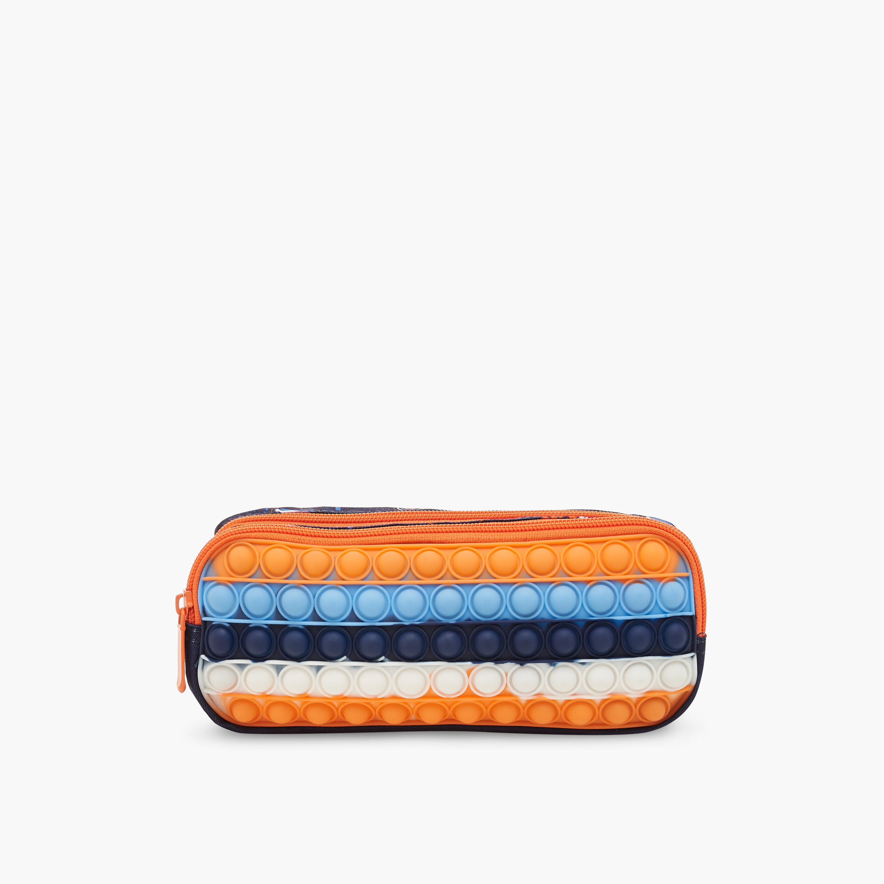 مقلمة بوب إت مخططة بقسمين من أل بي أل من شو إكسبريس-school-stationery-pencilcases-image-1