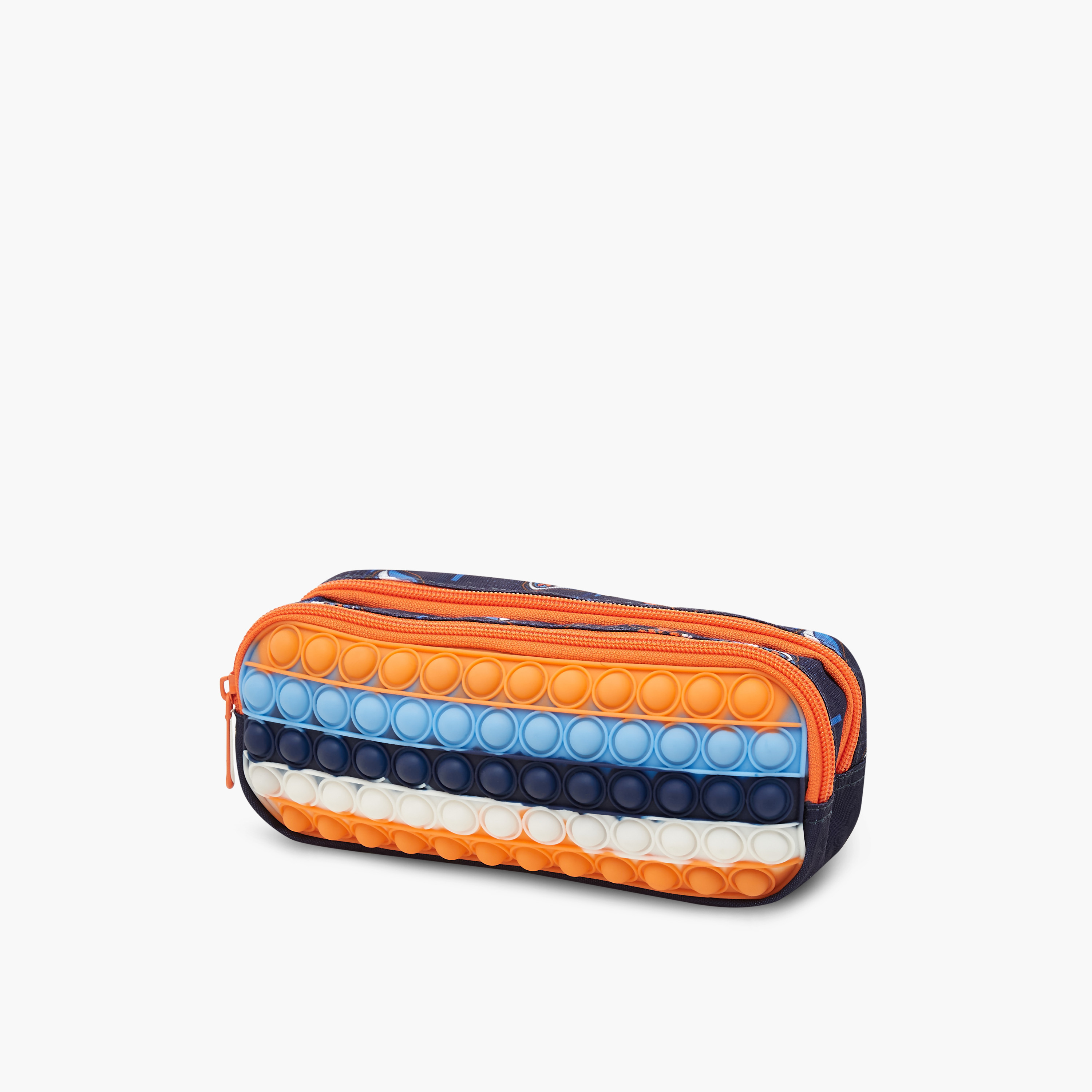 مقلمة بوب إت مخططة بقسمين من أل بي أل من شو إكسبريس-school-stationery-pencilcases-image-2