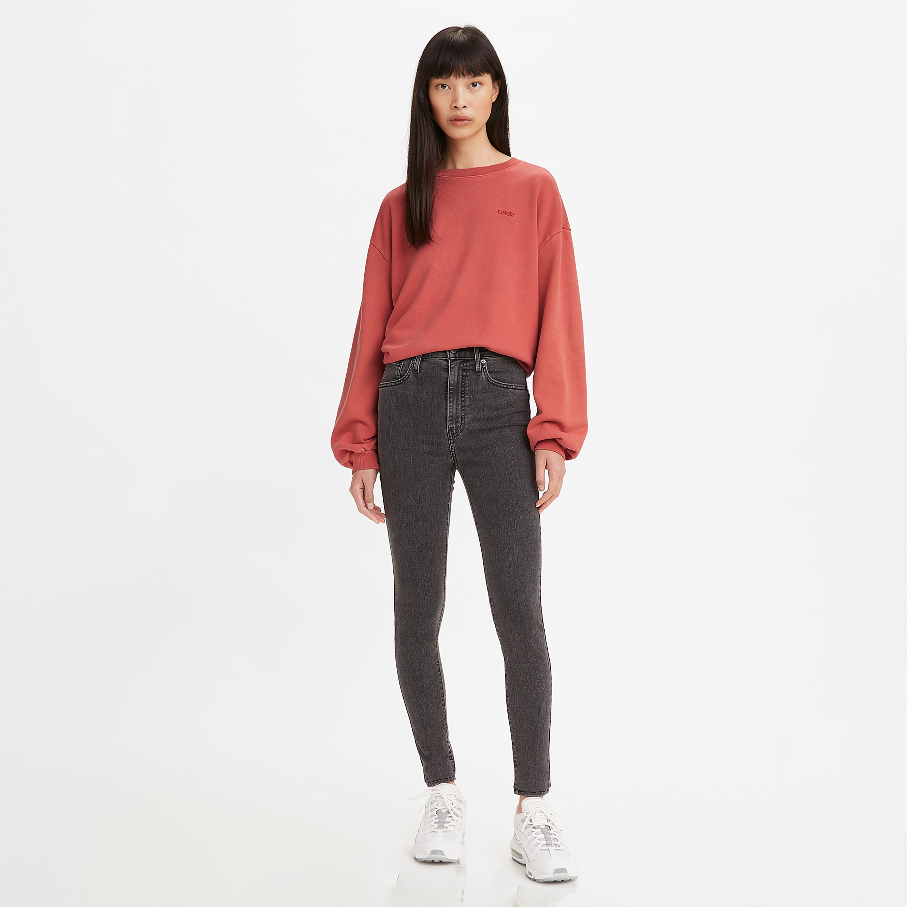 بنطلون جينز نسائي من Levi's سكيني فيت باللون الرمادي 5 جيوب-women-clothing-bottoms-jeans-image-2
