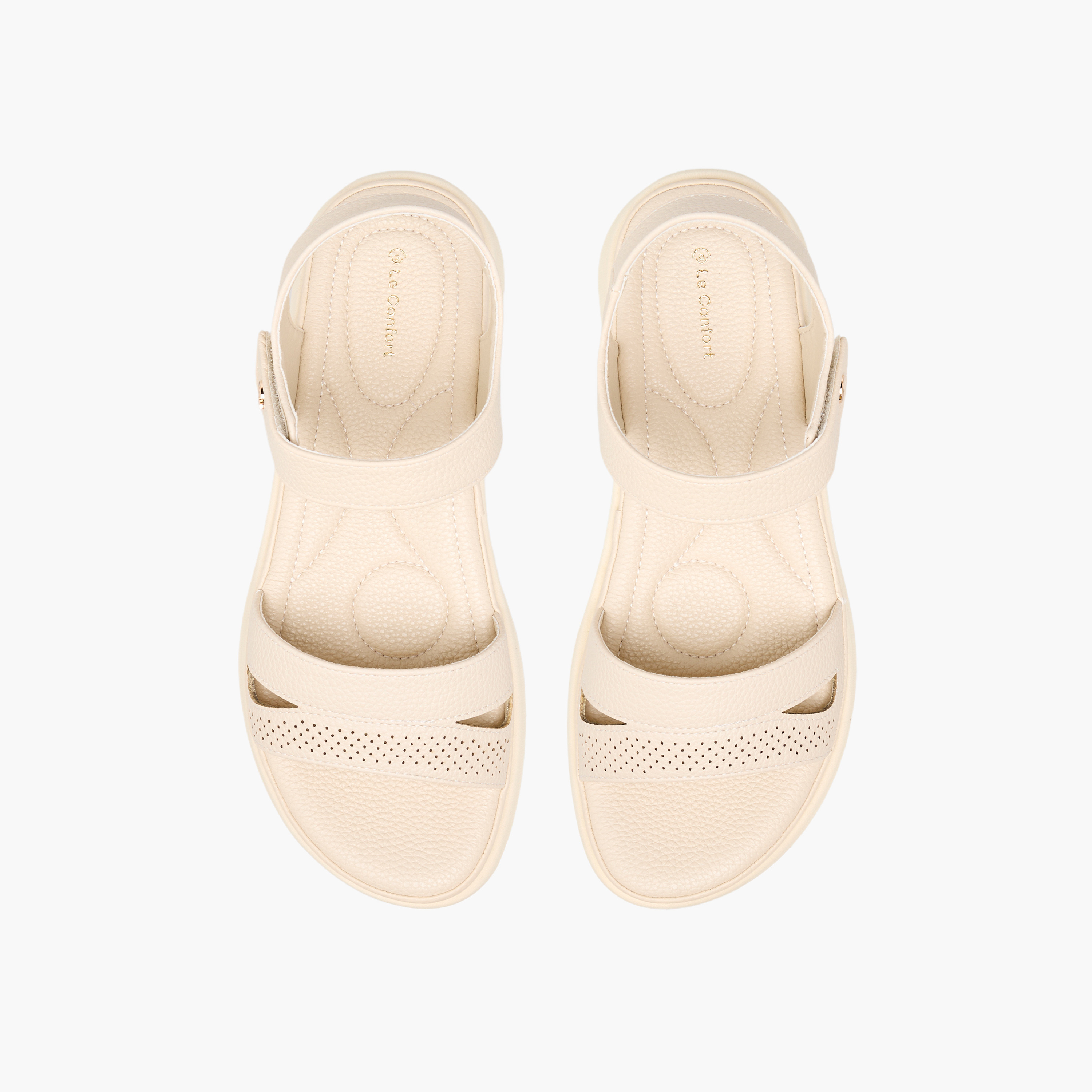 صندل بتصاميم مفرغة للنساء من لو كونفورت-women-shoes-sandals-heeled-image-1