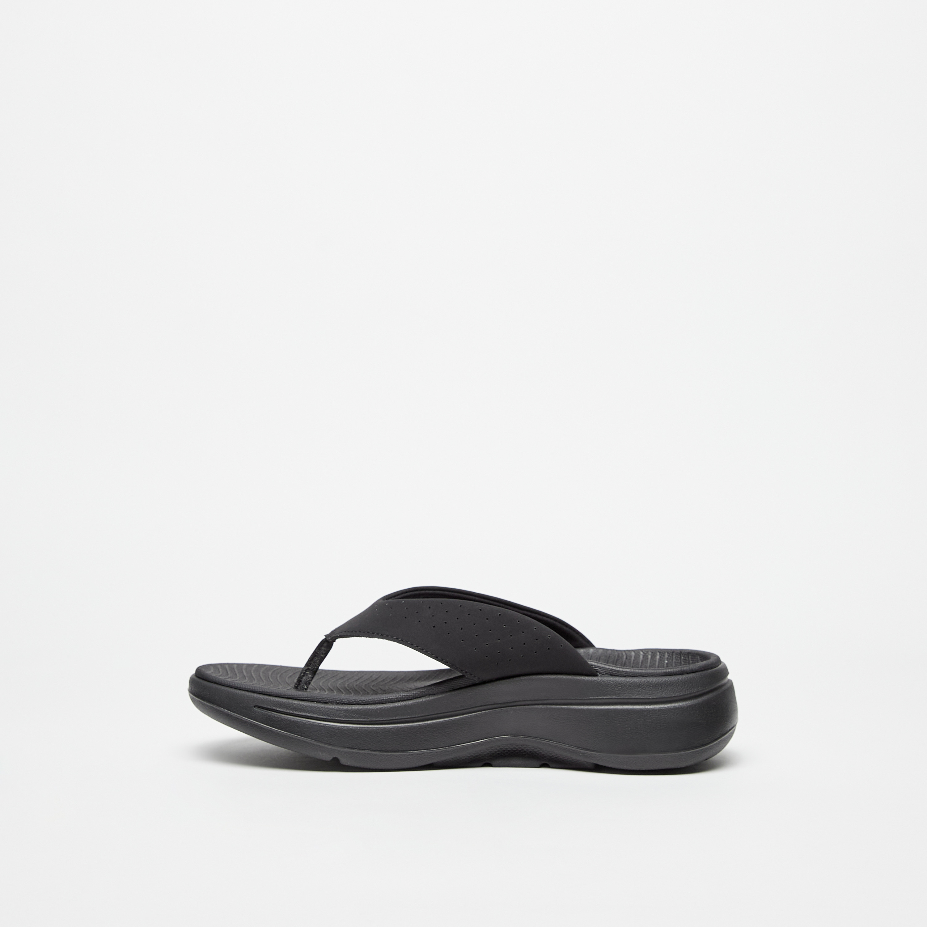 Skechers Go Walk Arch Fit Men Sandals 229063-BKRD | OE-men-shoes-flipflopsandslides-image-3