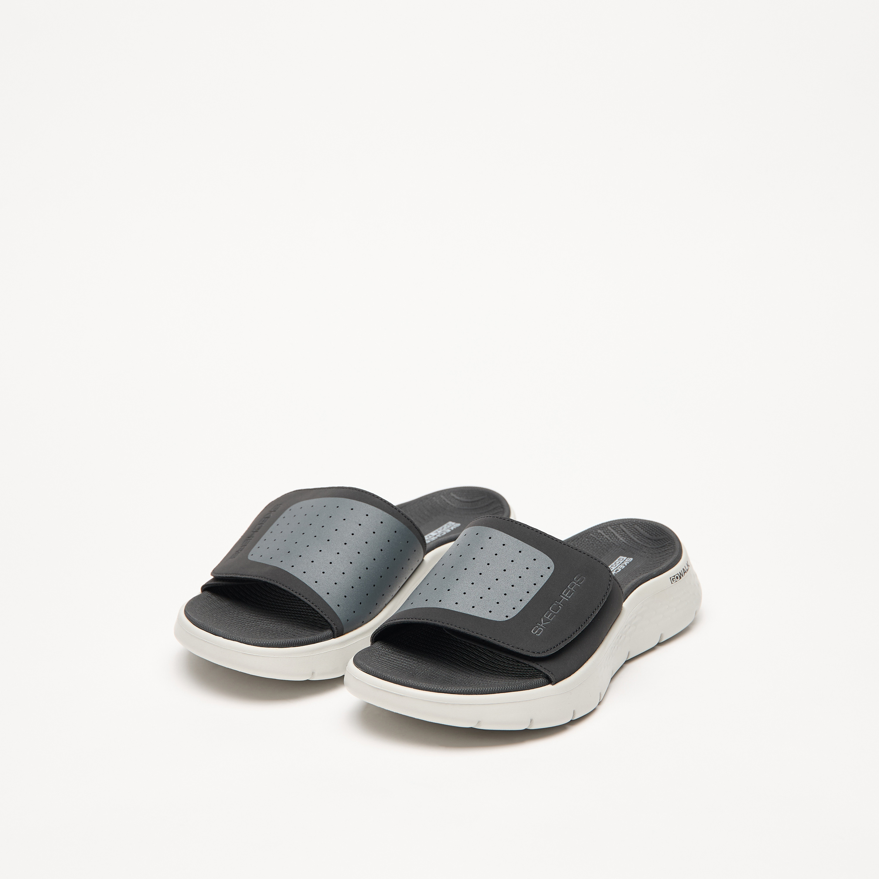 سكيتشرز صندل مشي جو ووك فليكس ميموري فوم للرجال 229204-BBK | OE-men-shoes-flipflopsandslides-image-2