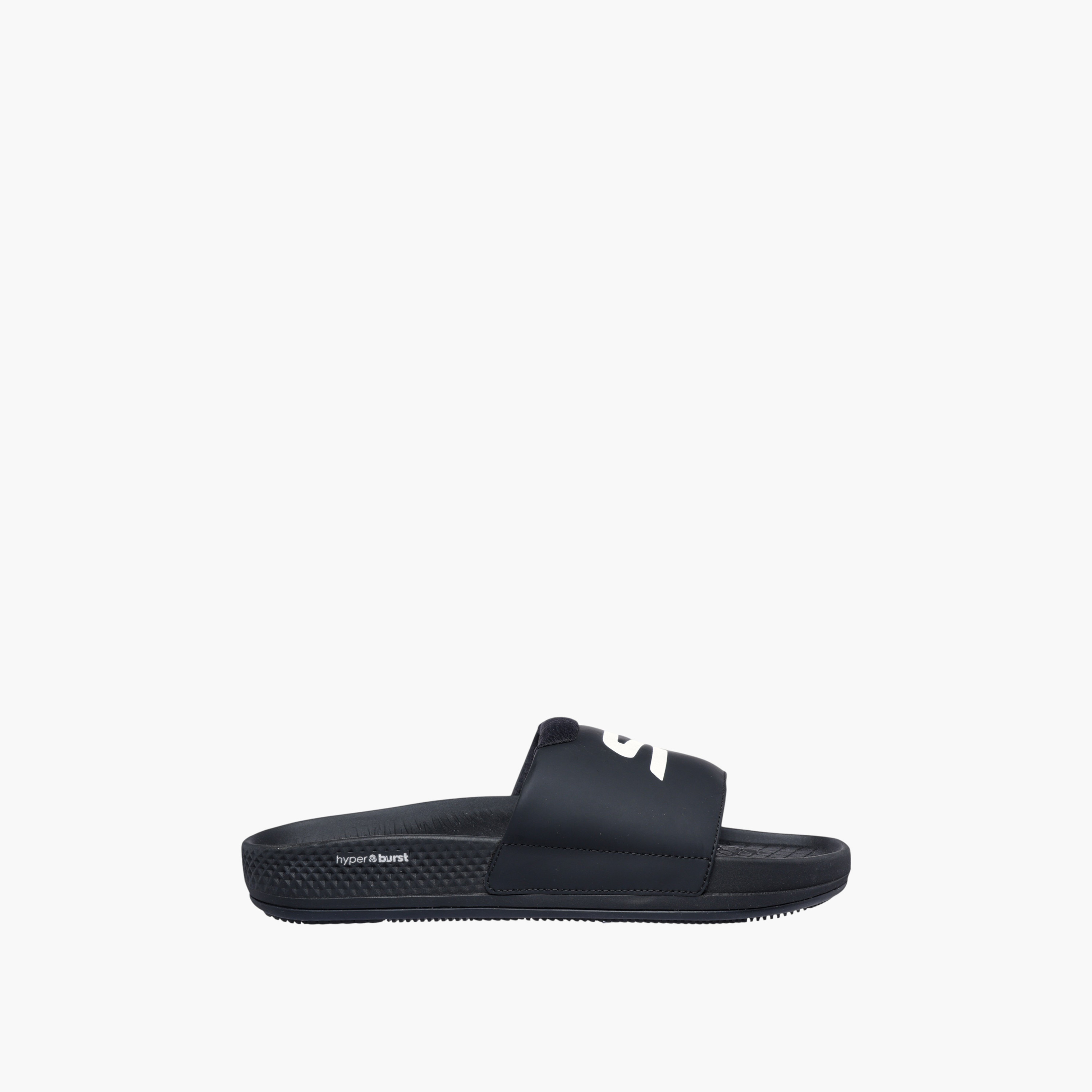 Sketchers Men's ARCH FIT HYPER SLIDE Slip-On Slides - 229254-BLK-men-shoes-flipflopsandslides-image-2
