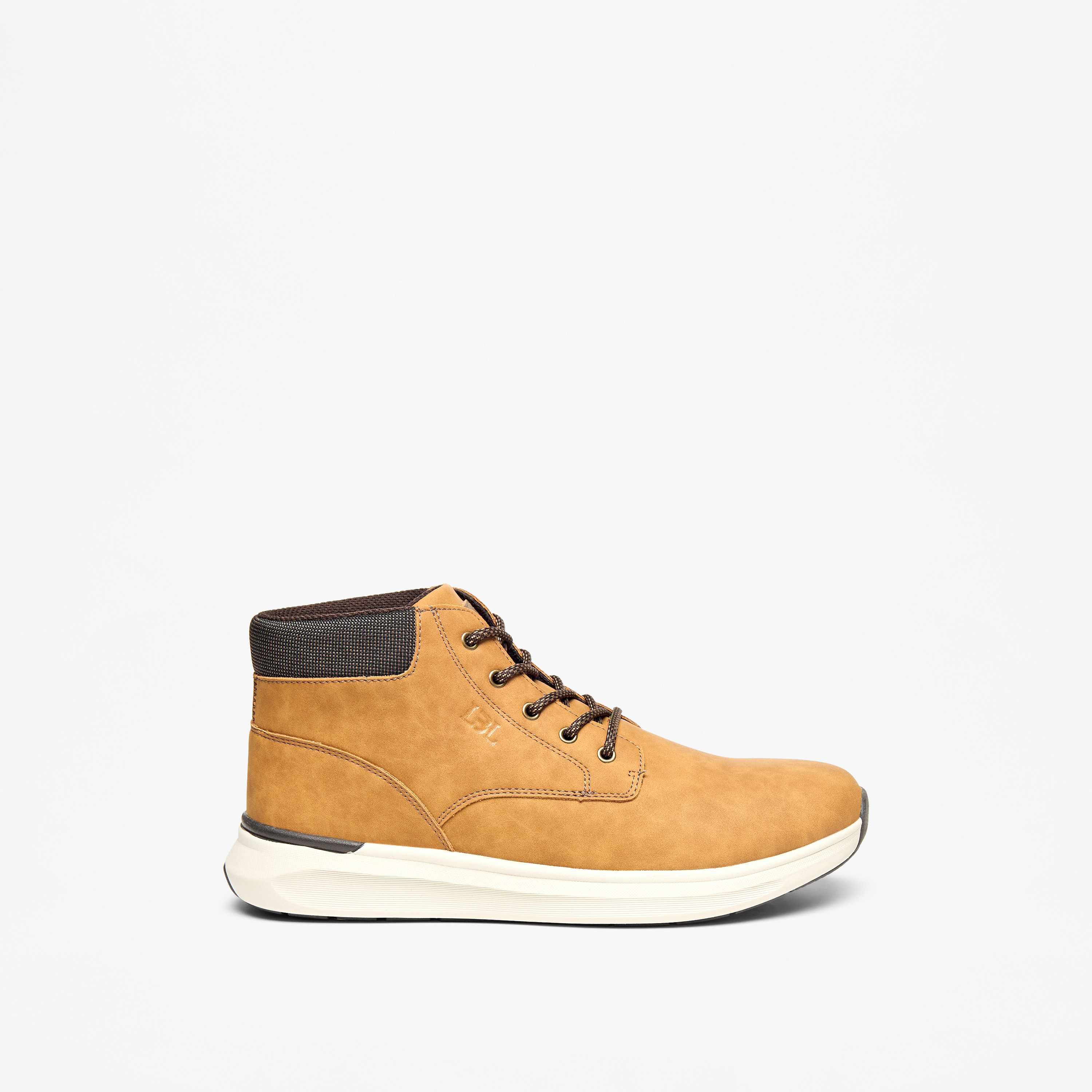 LBL by Shoexpress Panelled Lace-Up Ankle Boots-men-shoes-boots-image-3
