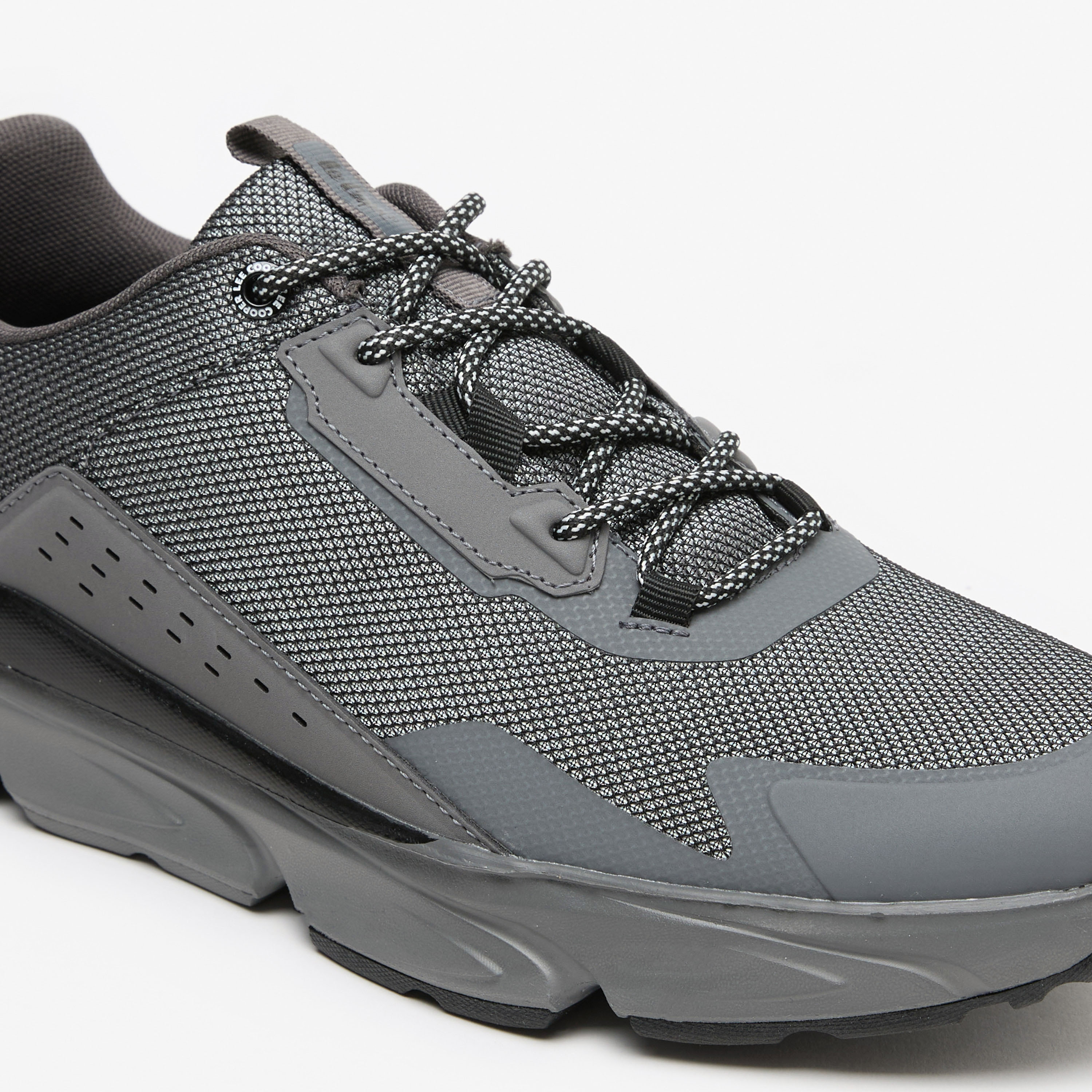 Lee Cooper Men's Textured Low Ankle Lace-Up Sneakers-men-shoes-sneakers-image-5