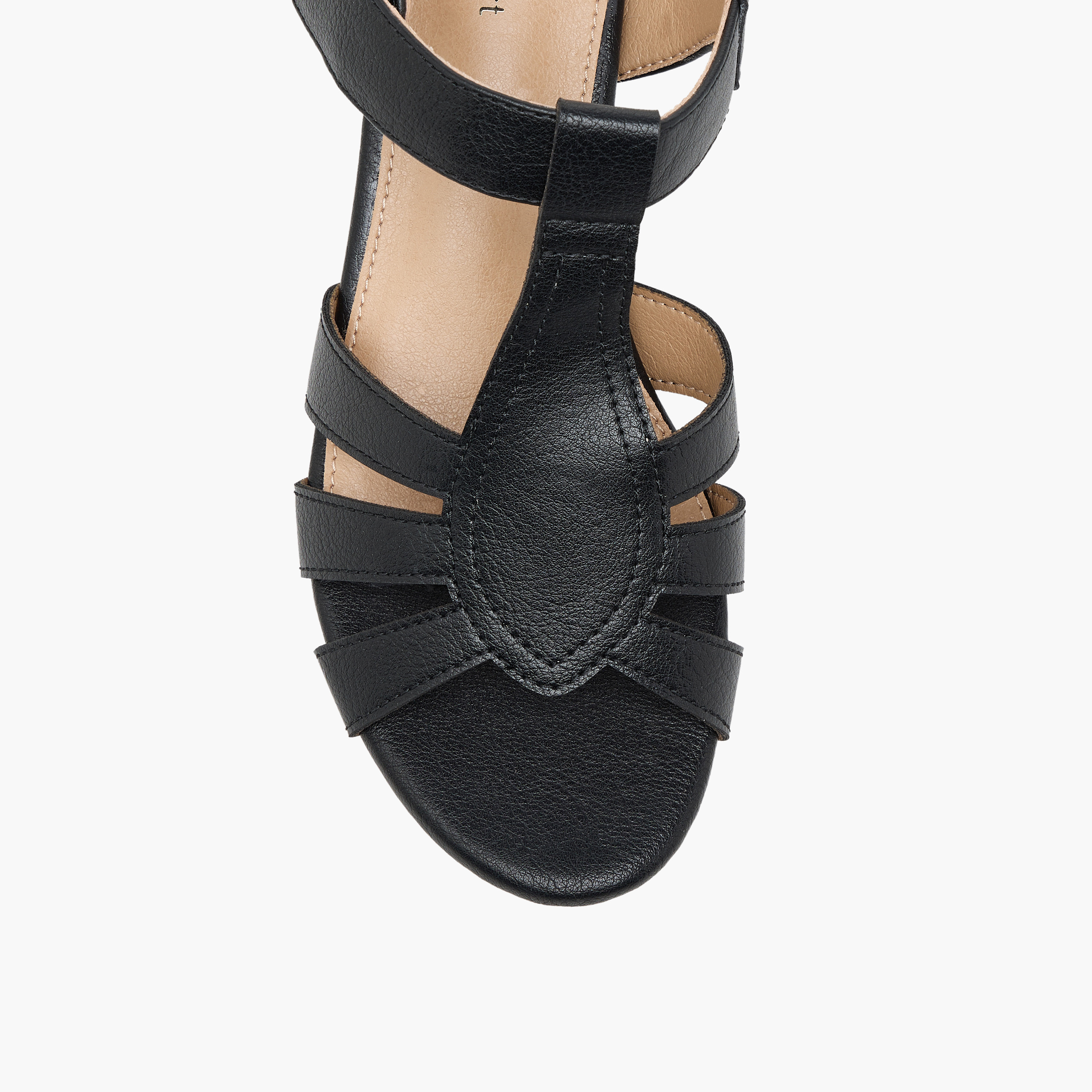 صندل بأحزمة وكعب سميك للنساء من لو كونفورت-women-shoes-sandals-heeled-image-7