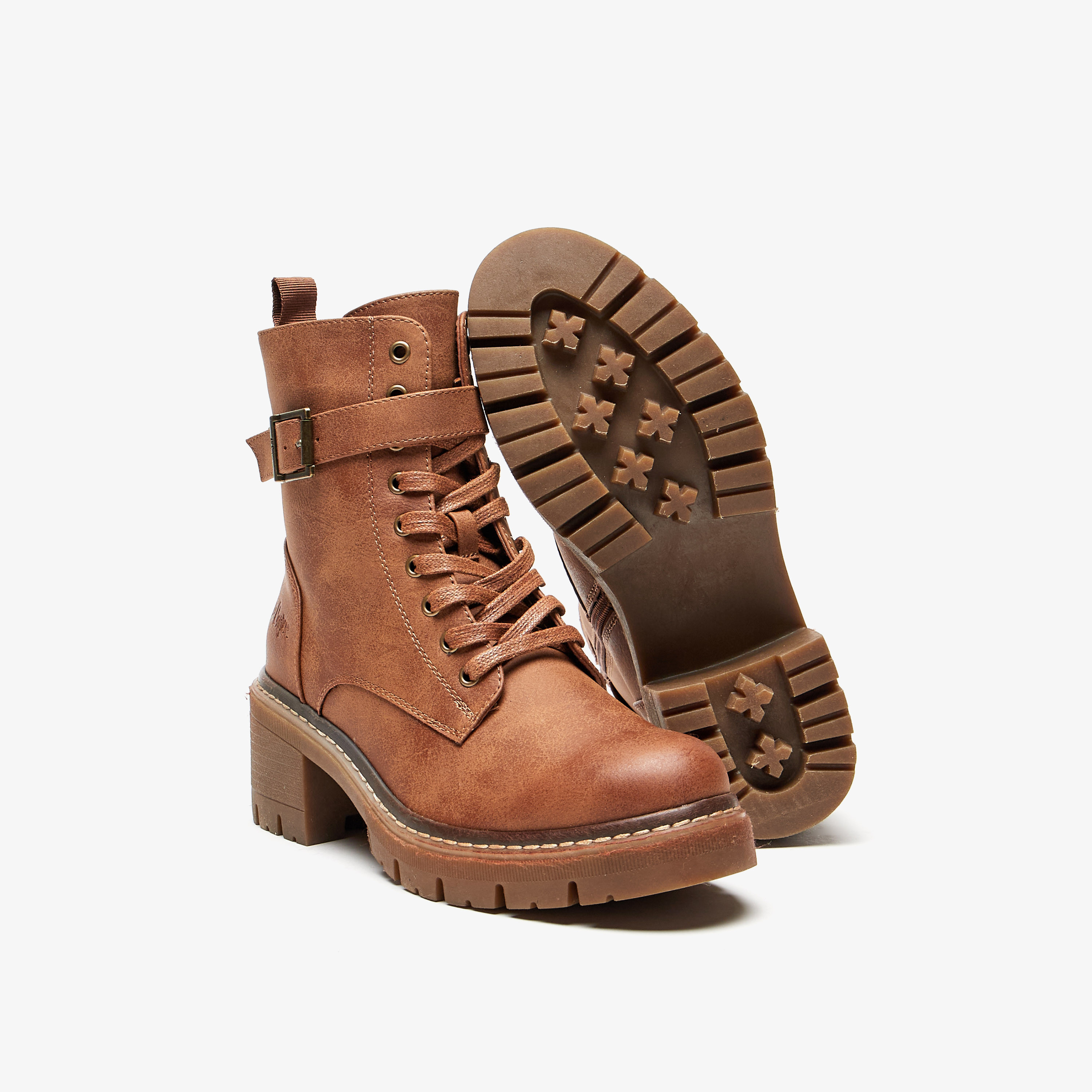 Lee Cooper Women's Solid Ankle Boots with Zip Closure-women-shoes-boots-image-4