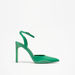 Haadana Shoes with Block Heels and Buckle Closure-Women%27s Heel Shoes-thumbnailMobile-1
