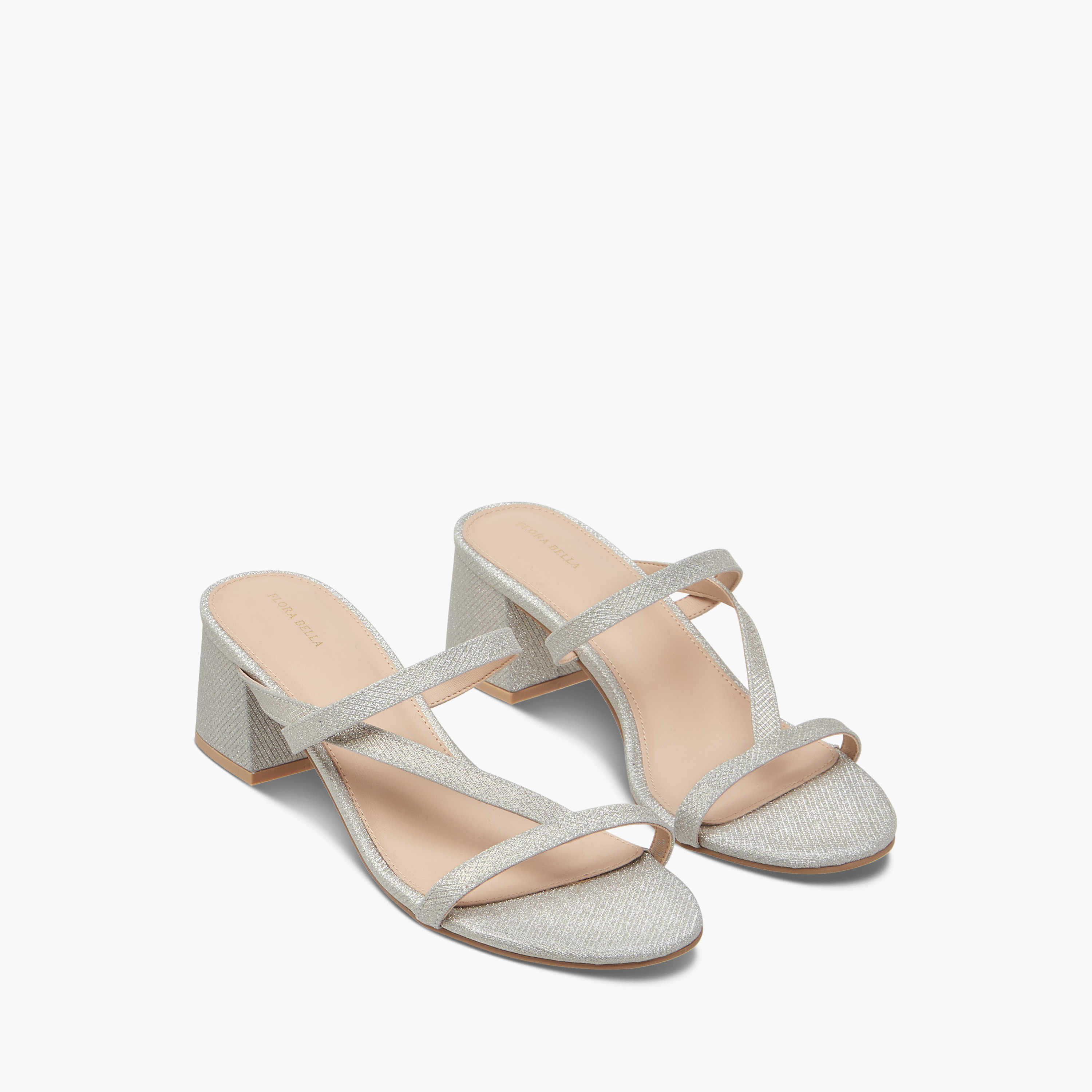 Flora Bella Textured Strappy Slip-On Sandals with Block Heels-women-shoes-sandals-heeled-image-1