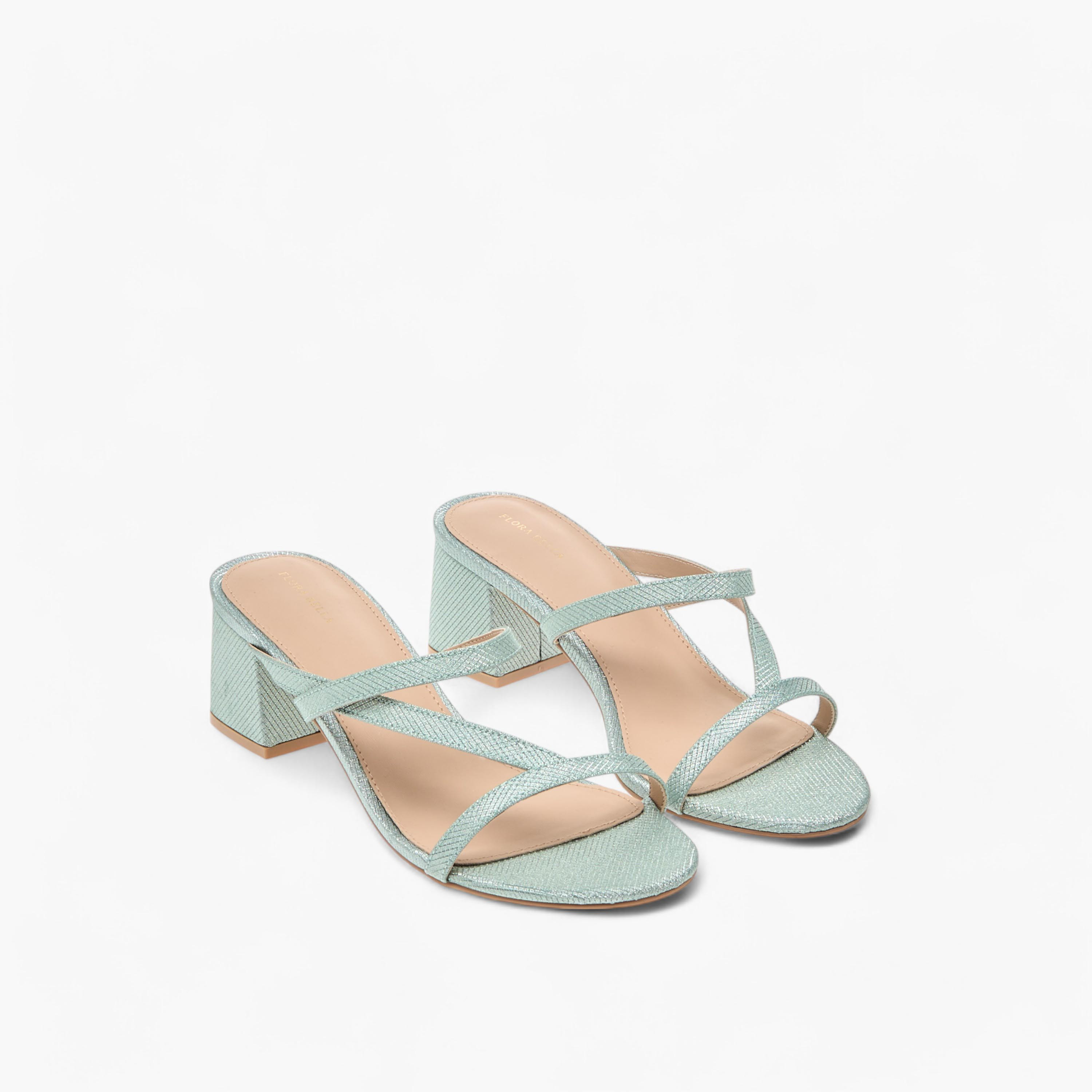 Flora Bella Textured Strappy Slip-On Sandals with Block Heels-women-shoes-sandals-heeled-image-1