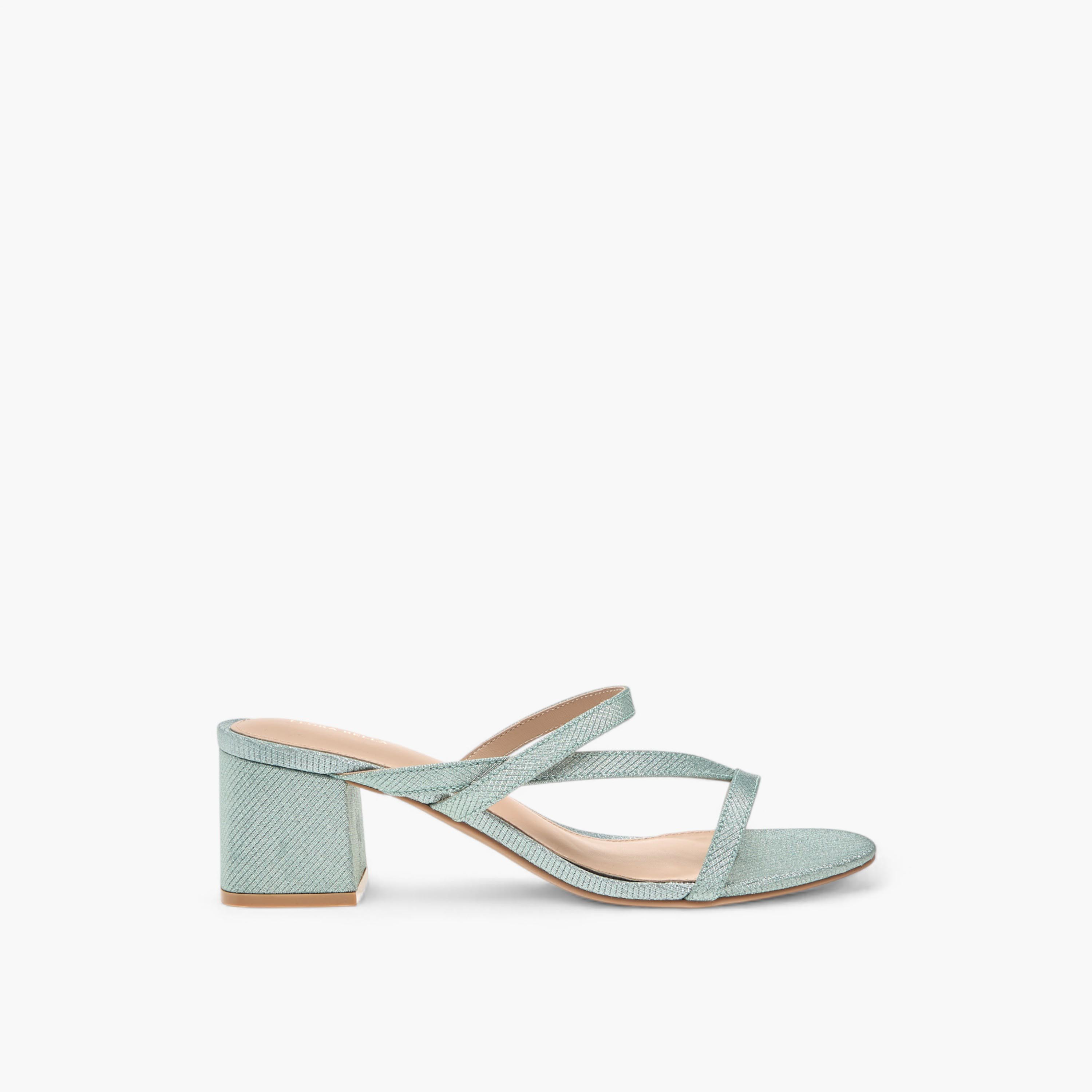 Flora Bella Textured Strappy Slip-On Sandals with Block Heels-women-shoes-sandals-heeled-image-3