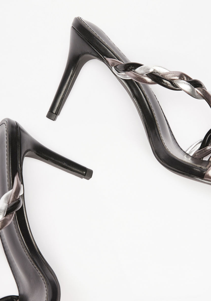 Celeste Women's Braided Strap Sandals with Stiletto Heels-Women%27s Heel Sandals-image-5