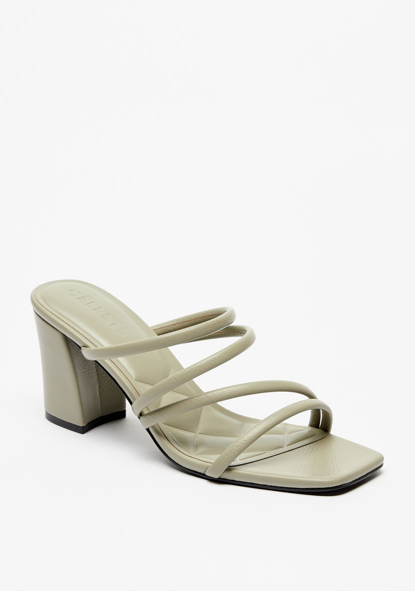 Celeste Women's Strappy Sandals with Block Heels-Women%27s Heel Shoes-image-0