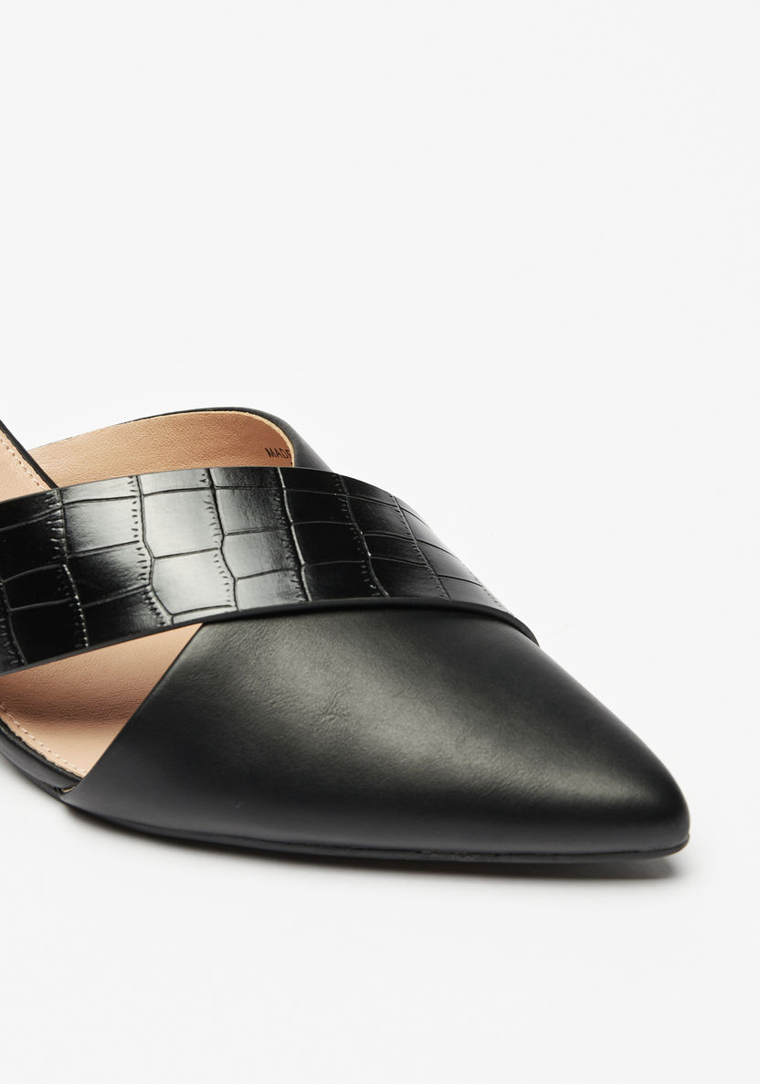 Celeste Women's Textured Slip-On Sandals with Stiletto Heels-Women%27s Heel Shoes-image-4
