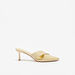 Celeste Women's Textured Slip-On Sandals with Stiletto Heels-Women%27s Heel Shoes-thumbnail-2