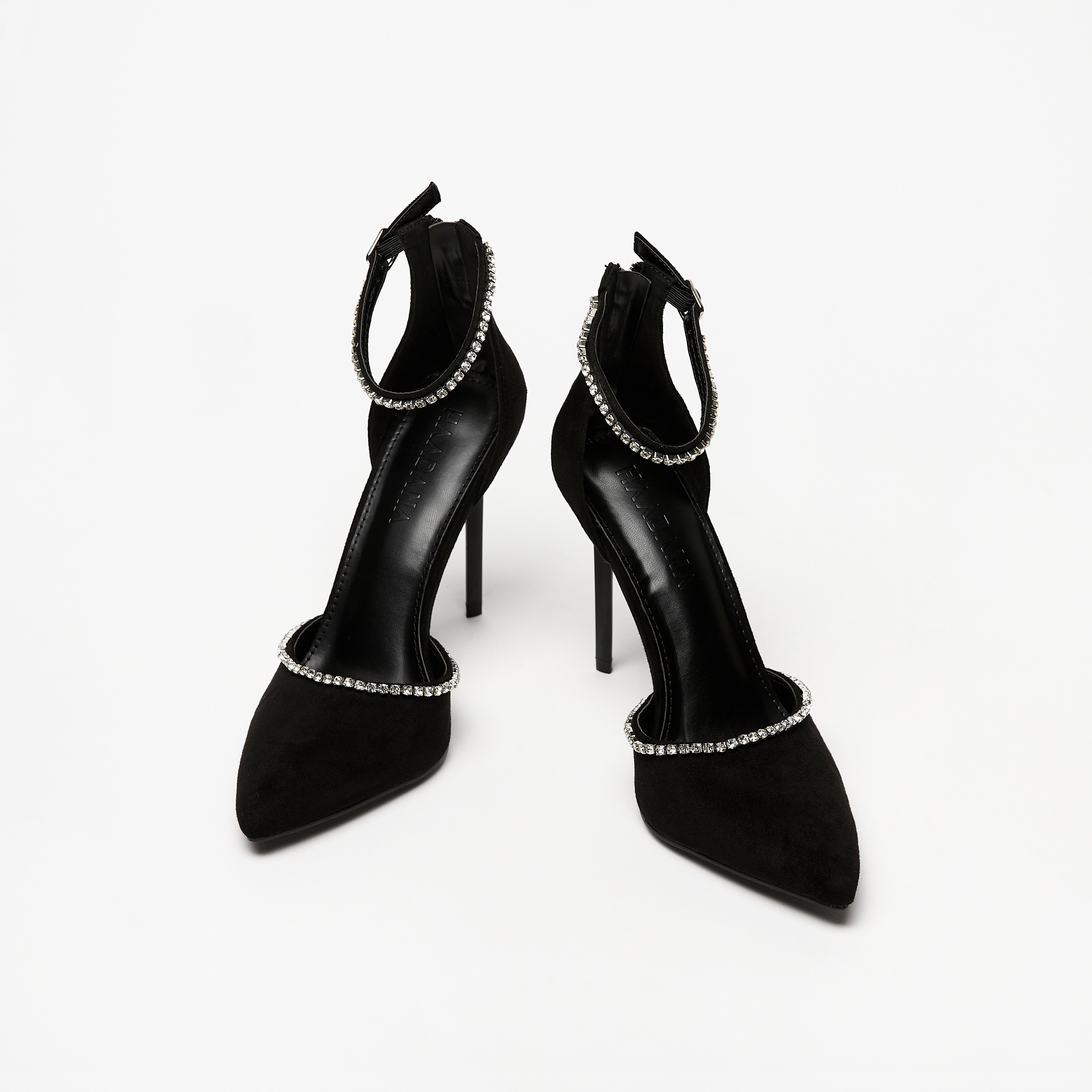 حذاء مدبب مزين بحزام حول الكاحل وكعب ستيليتو من هادانا-women-shoes-heels-image-2