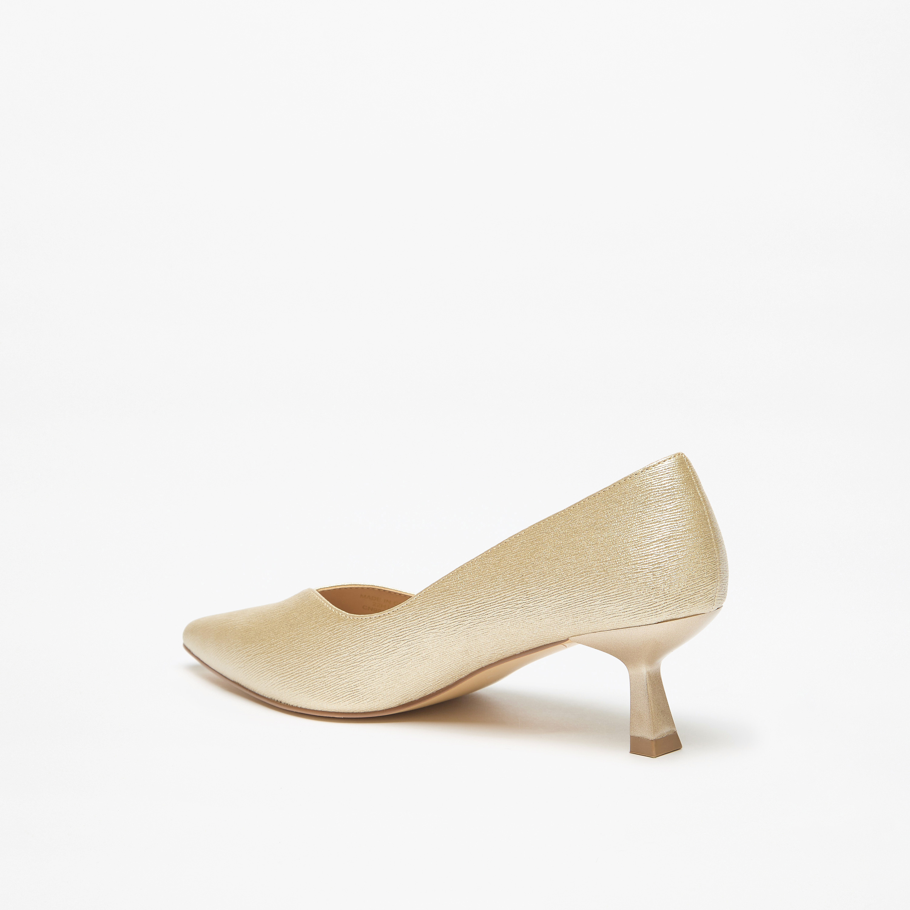 Flora Bella Solid Slip-On Pumps with Kitten Heels-women-shoes-heels-image-2