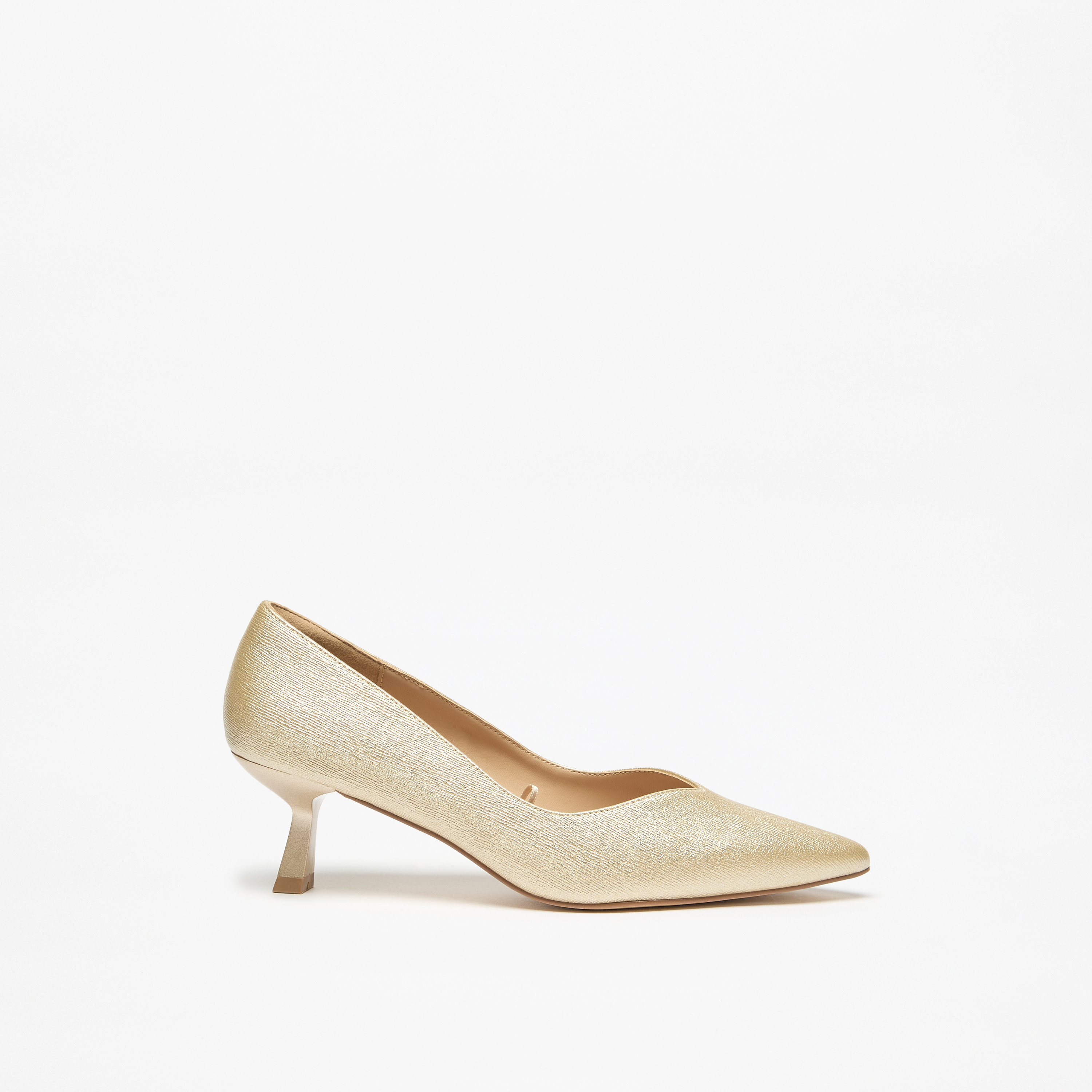 Flora Bella Solid Slip-On Pumps with Kitten Heels-women-shoes-heels-image-3