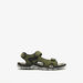 Le Confort Textured Floaters with Hook and Loop Closure-Men%27s Sandals-thumbnailMobile-0