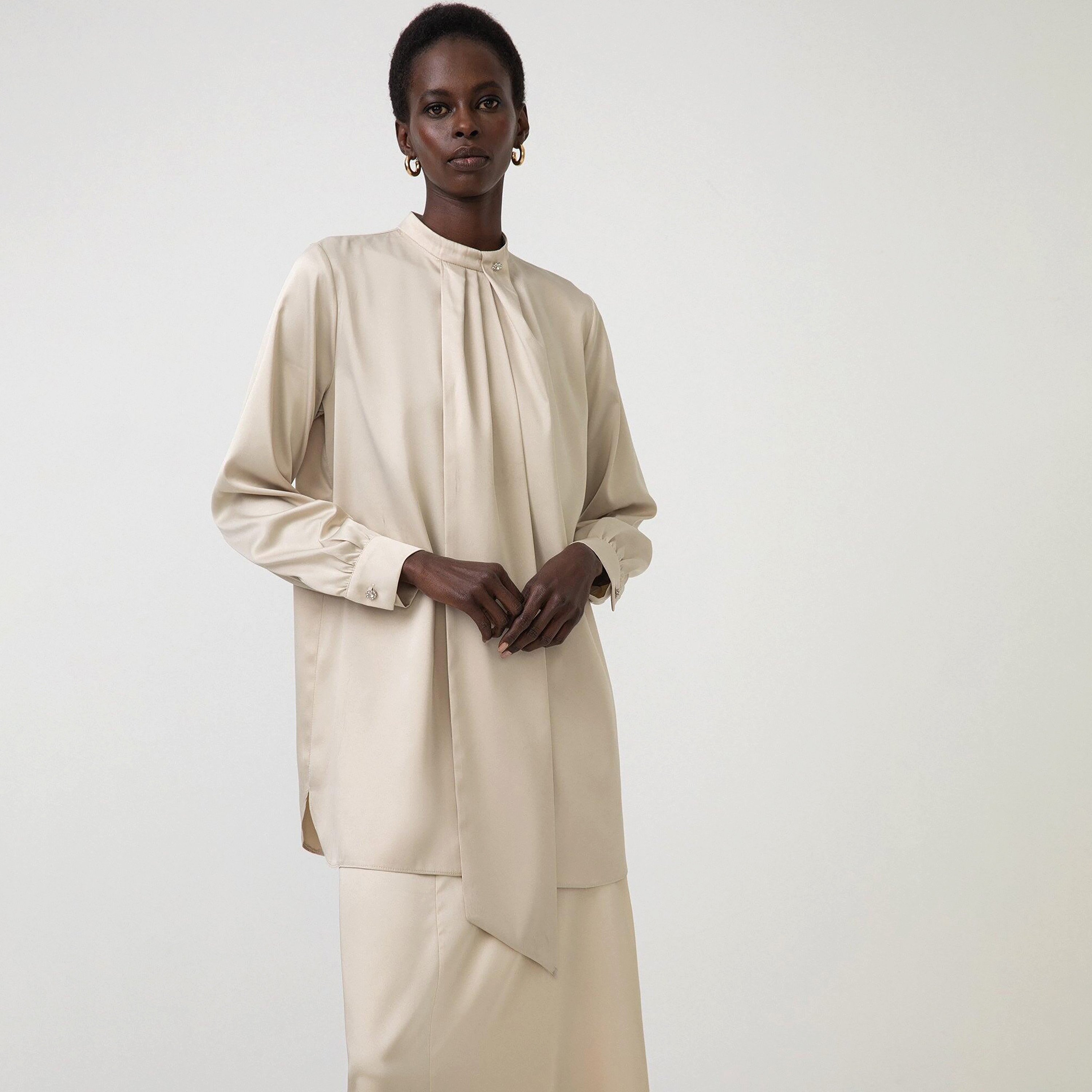 Touche Prive Plain Long Sleeves Shirt-women-clothing-shirtsandblouses-blouses-image-1