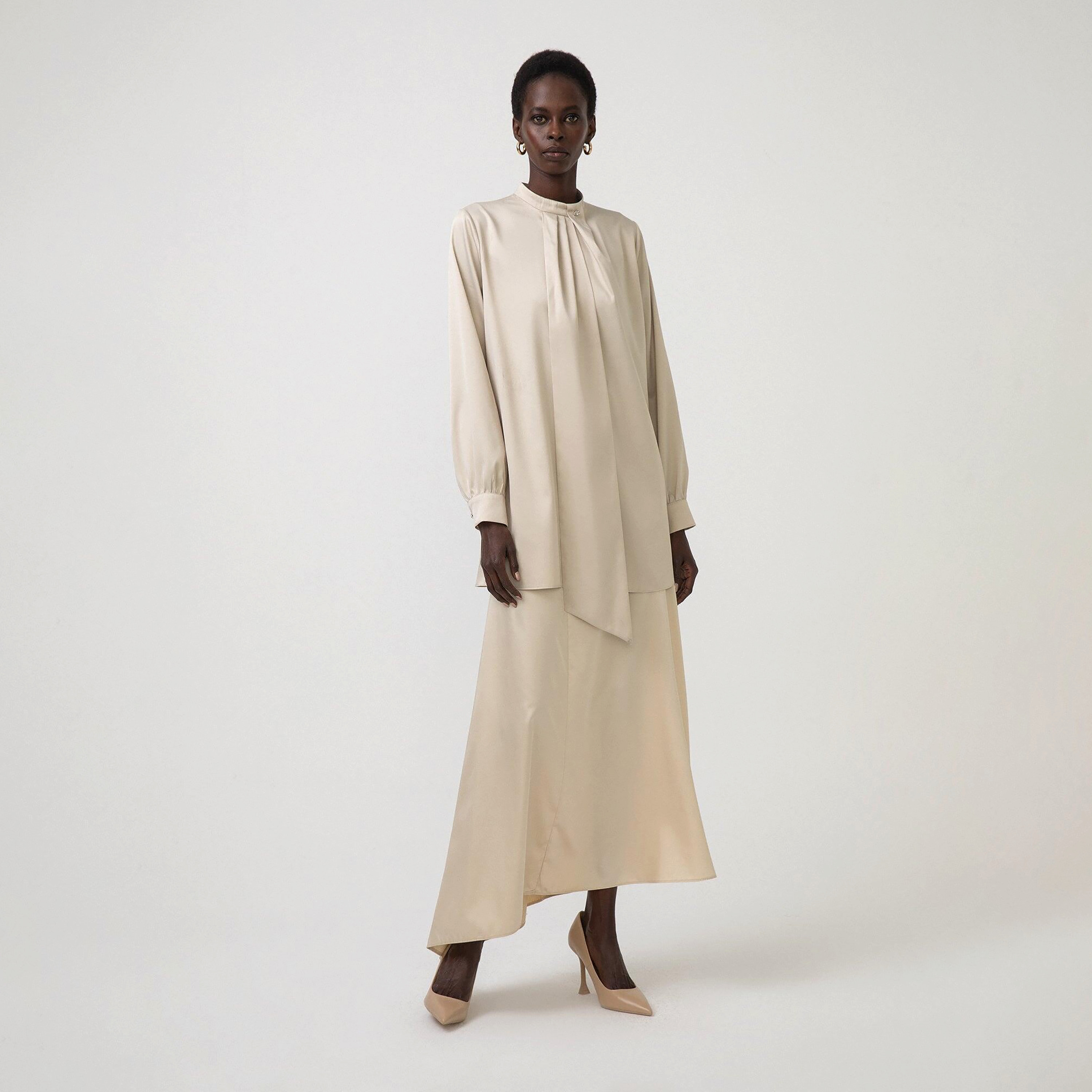 قميص بأكمام طويلة سادة من توش بريف-women-clothing-shirtsandblouses-blouses-image-4