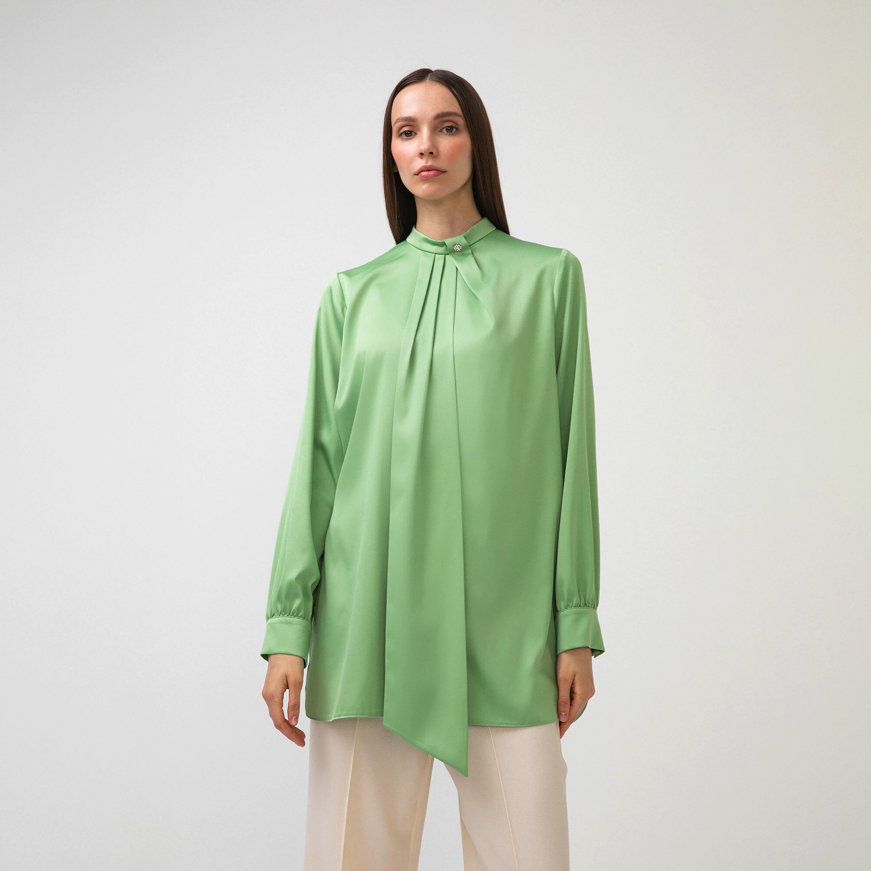 Touche Prive Plain Long Sleeves Shirt-women-clothing-shirtsandblouses-blouses-image-1