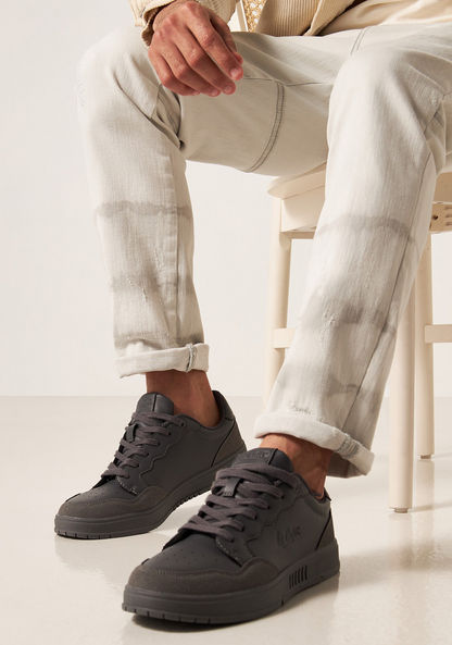 Lee Cooper Men's Low Ankle Lace-Up Sneakers-Men%27s Sneakers-image-4