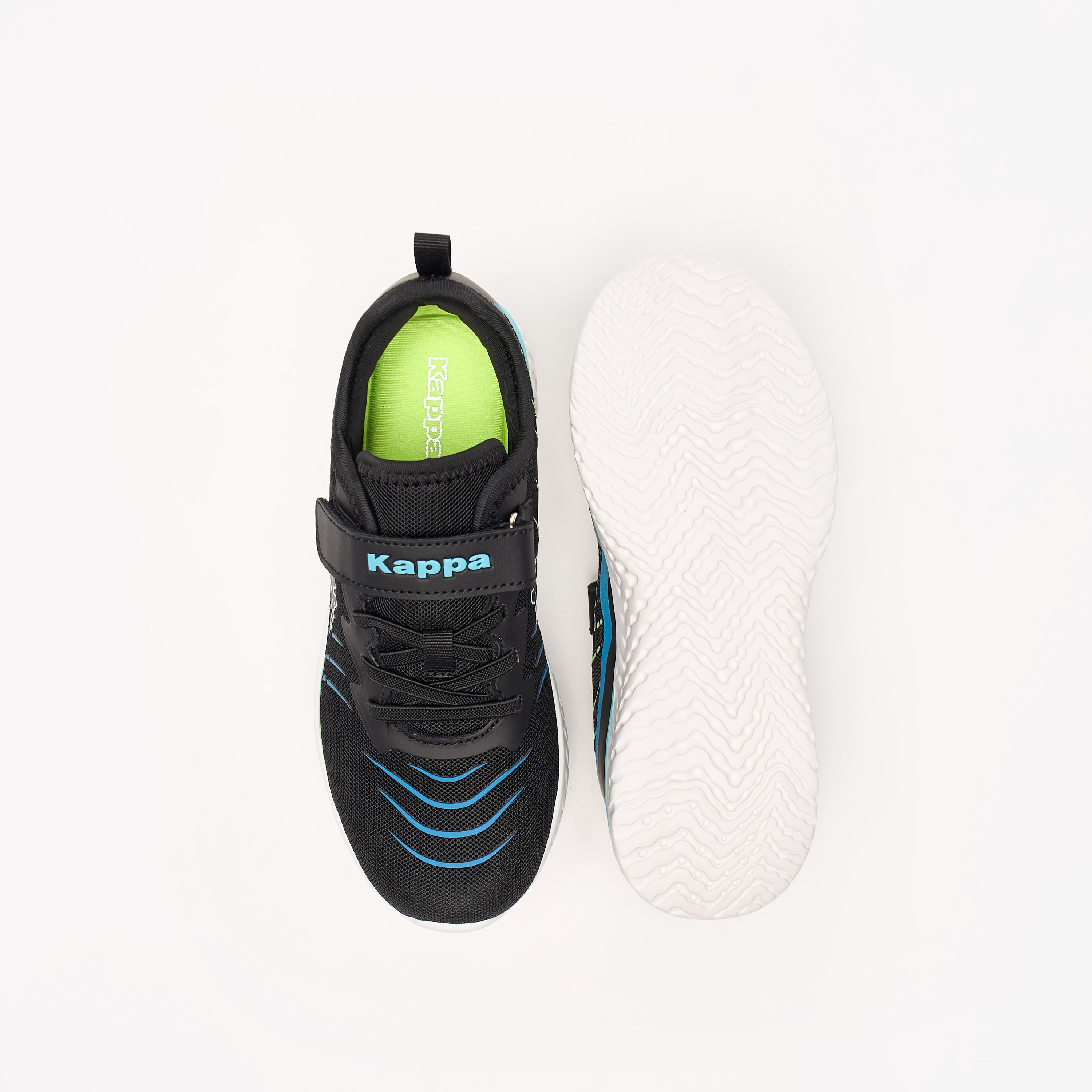 حذاء رياضي بشريط إغلاق لاصق وتفاصيل شعار للأولاد من كابا-sports-boys-shoes-image-9