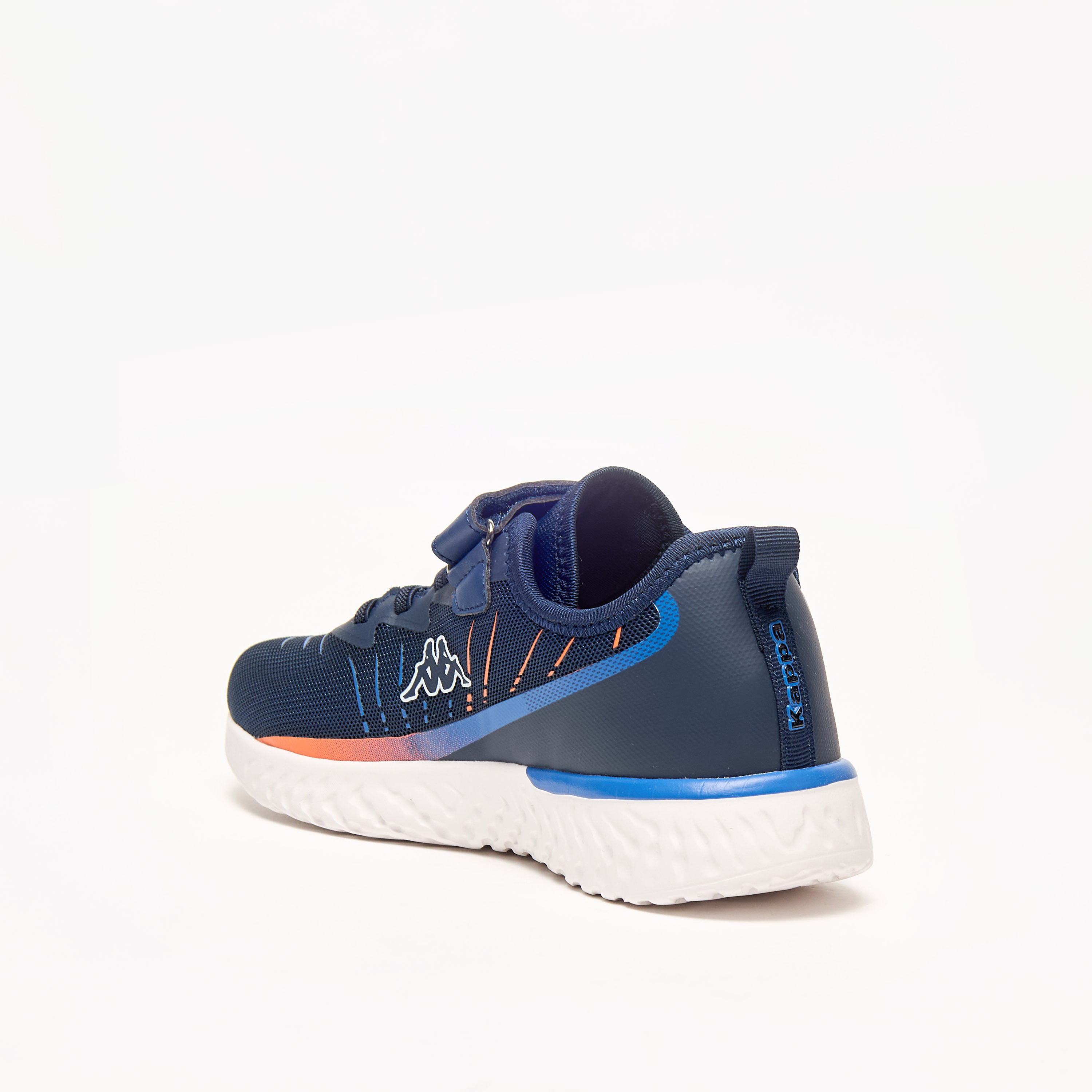 حذاء رياضي بشريط إغلاق لاصق وتفاصيل شعار للأولاد من كابا-sports-boys-shoes-image-2