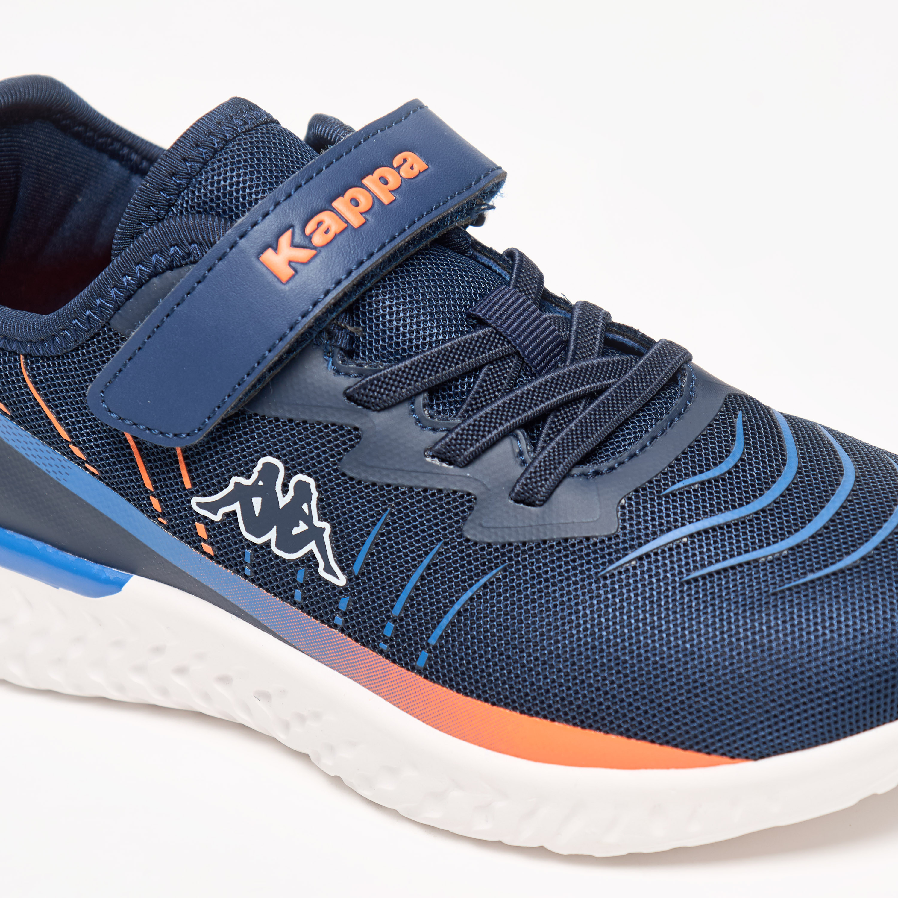 حذاء رياضي بشريط إغلاق لاصق وتفاصيل شعار للأولاد من كابا-sports-boys-shoes-image-5