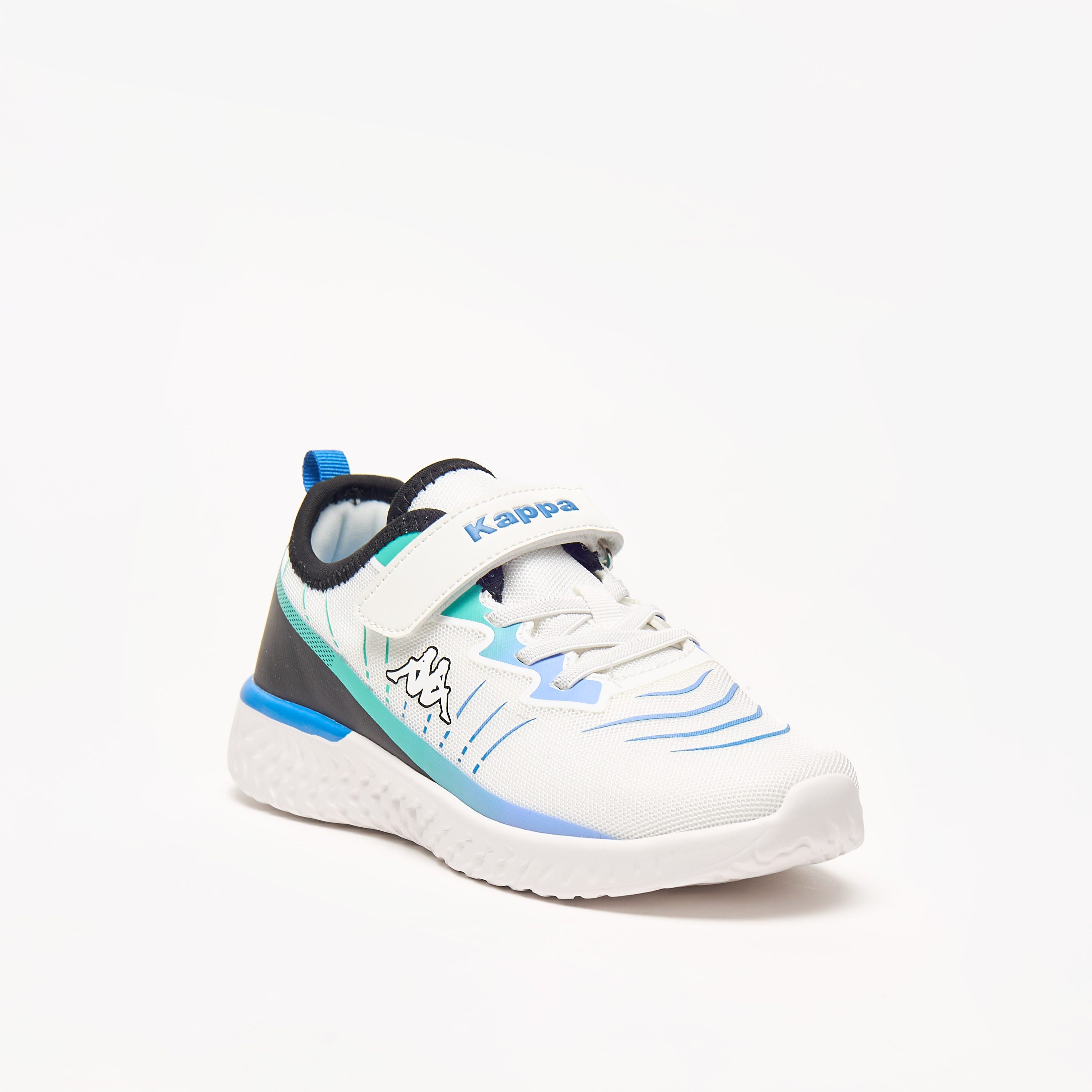 حذاء رياضي بشريط إغلاق لاصق وتفاصيل شعار للأولاد من كابا-sports-boys-shoes-image-11