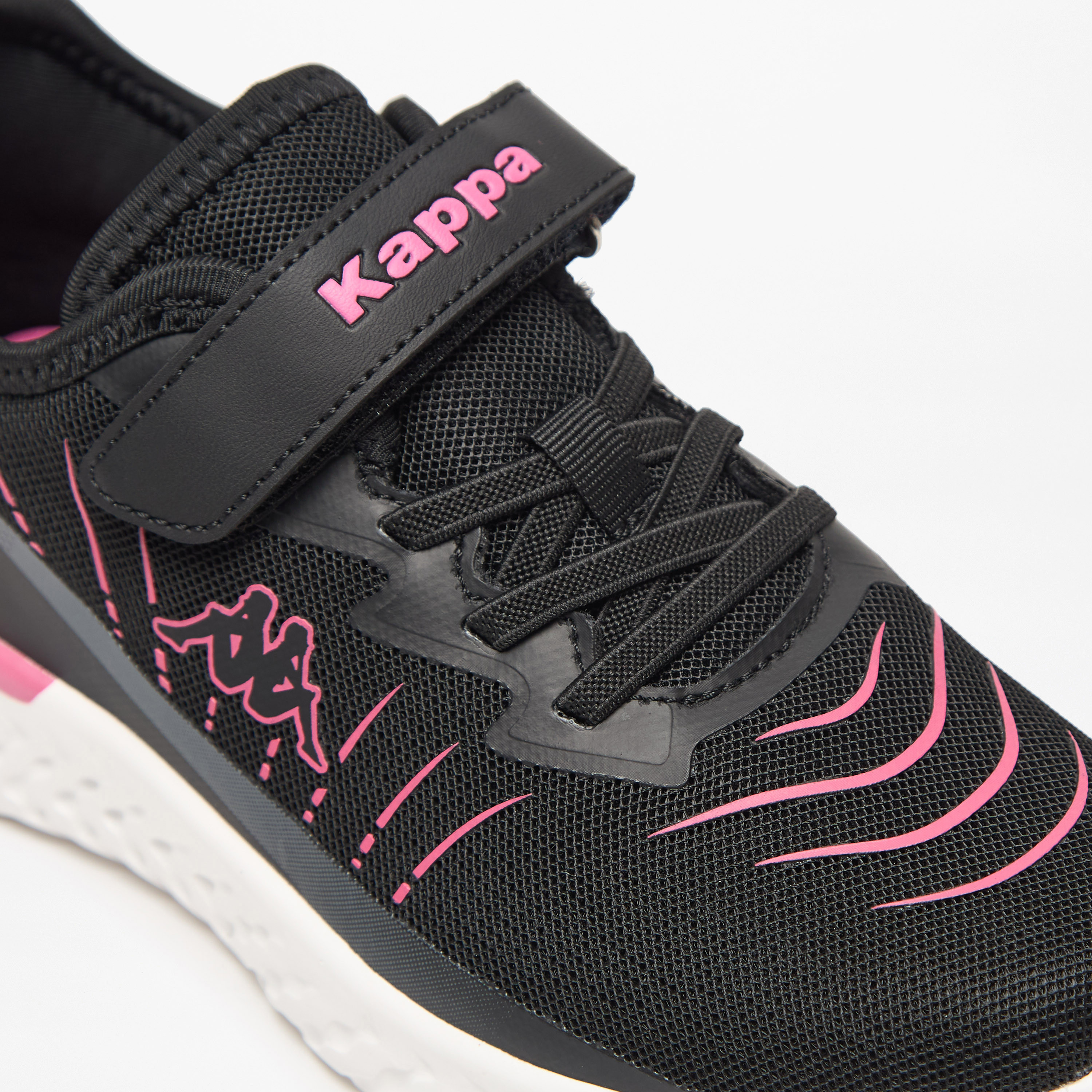 Kappa Girls' Logo Detail Sports Shoes with Hook and Loop Closure-girls-shoes-sneakers-image-10