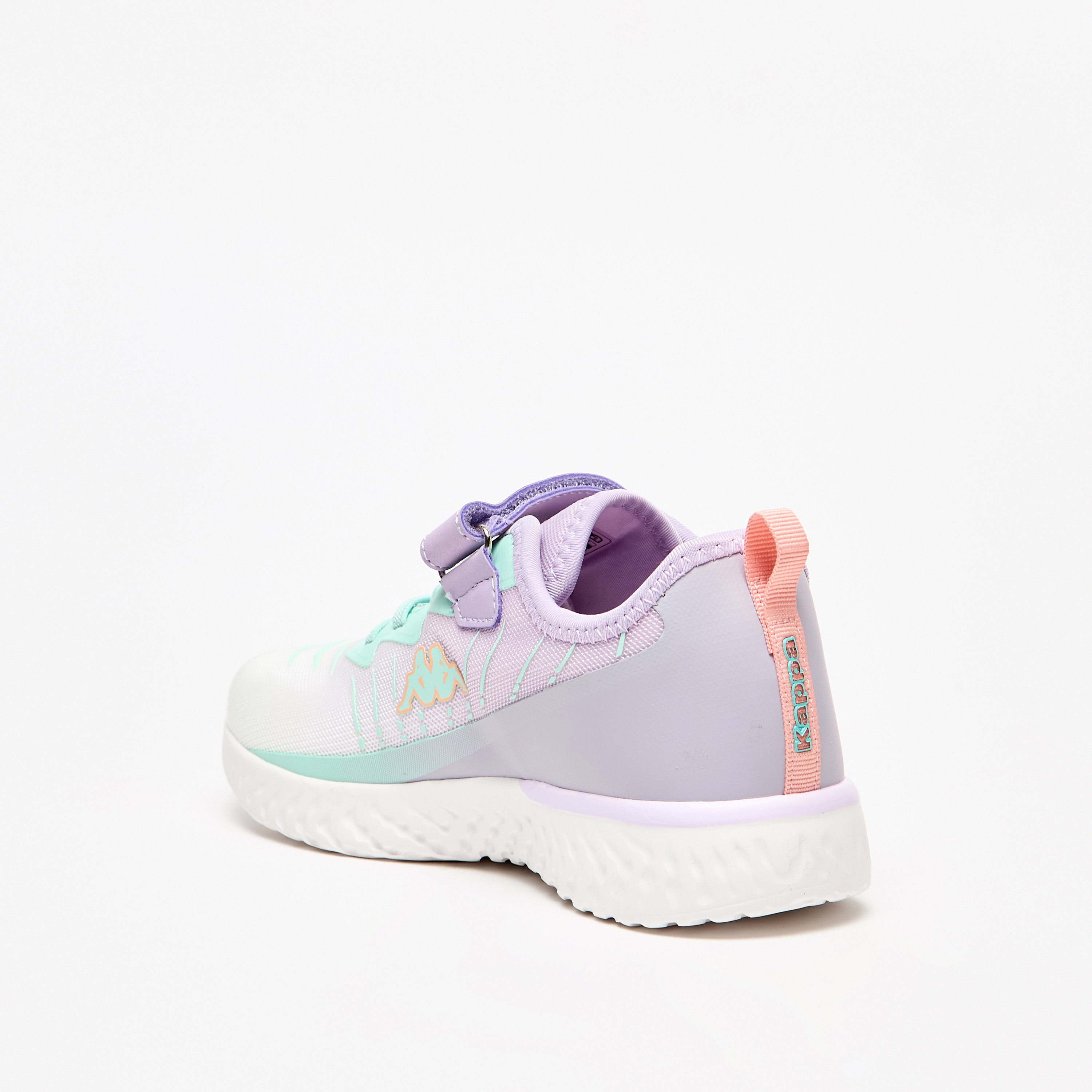 Kappa Girls' Logo Detail Sports Shoes with Hook and Loop Closure-girls-shoes-sneakers-image-2