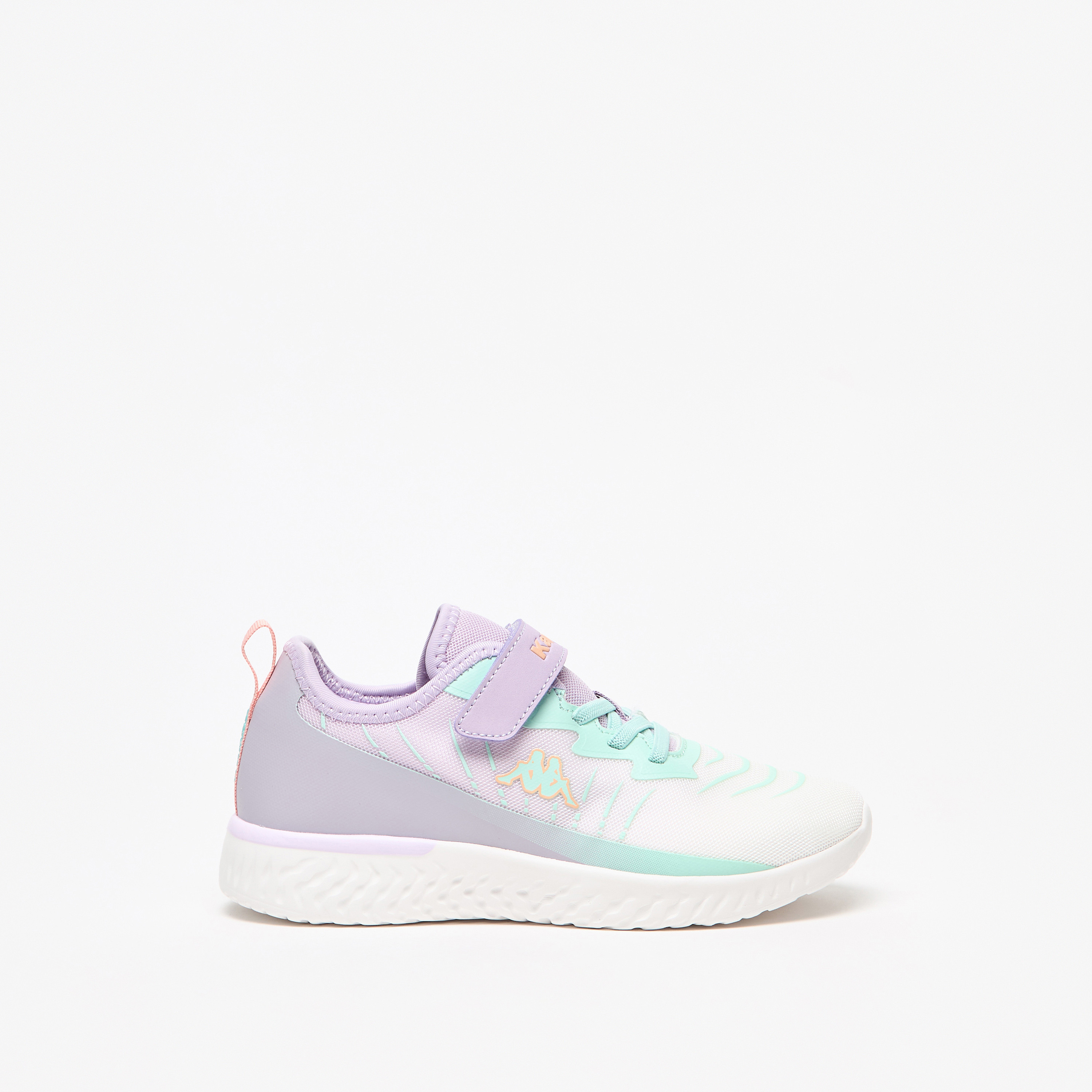 حذاء رياضي بشريط إغلاق لاصق وطبعات شعار للبنات من كابا-girls-shoes-sneakers-image-3