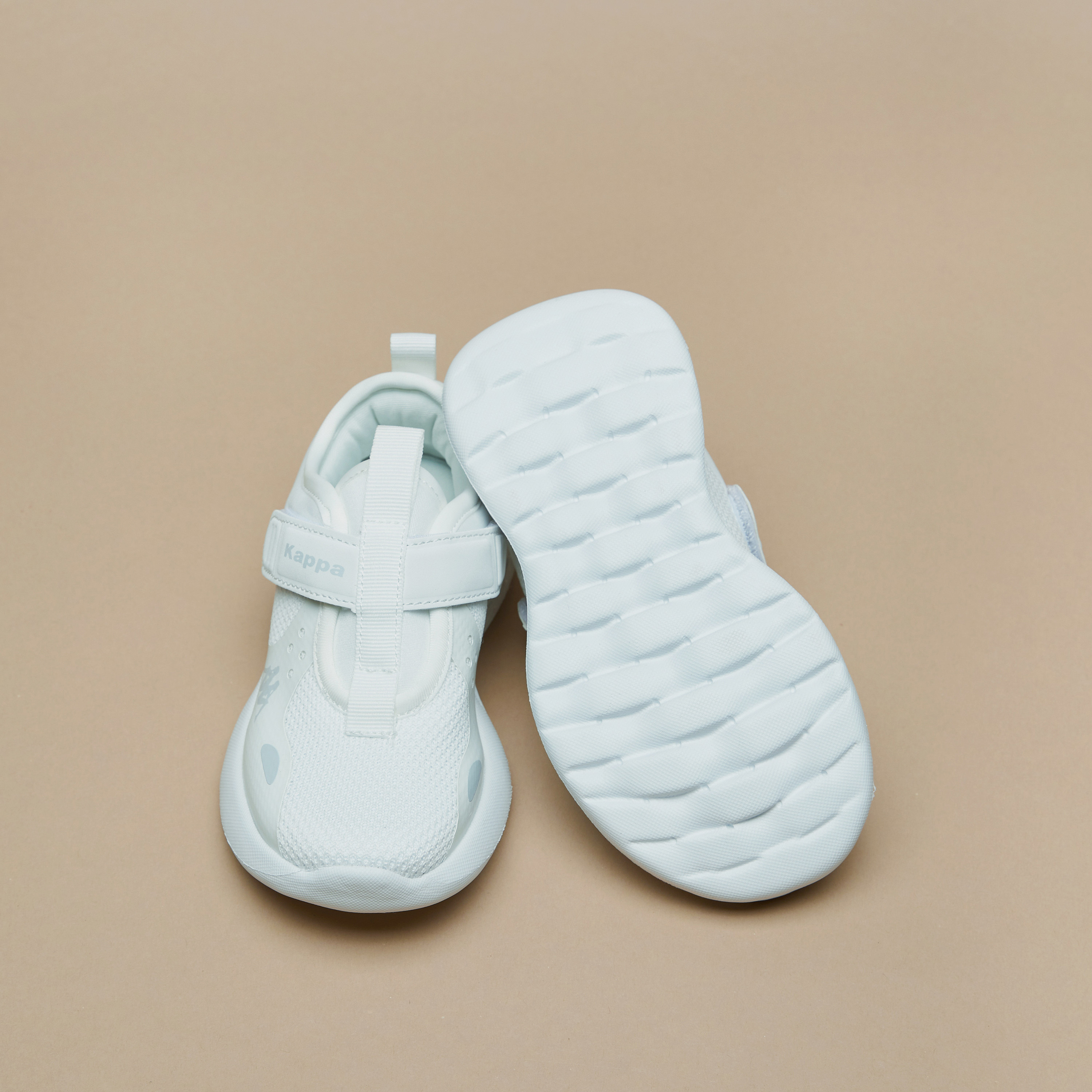 Kappa Kids' Textured Hook and Loop Closure Sports Shoes -sports-boys-shoes-image-3