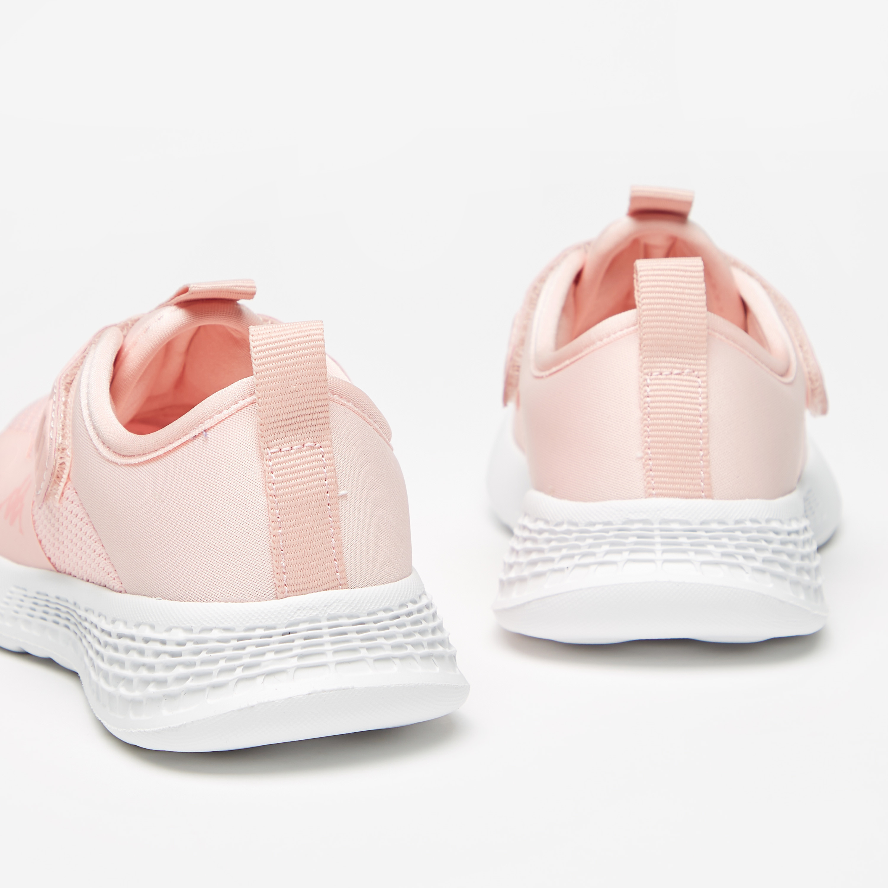 Kappa Girls' Textured Walking Shoes with Hook and Loop Closure-girls-shoes-sneakers-image-4