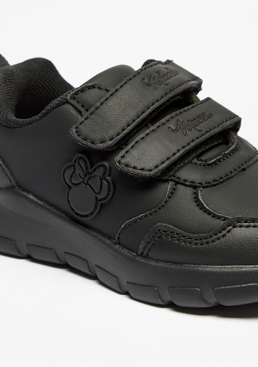Disney Minnie Mouse Applique Detail Sneakers with Hook and Loop Closure-Girl%27s Sneakers-image-4