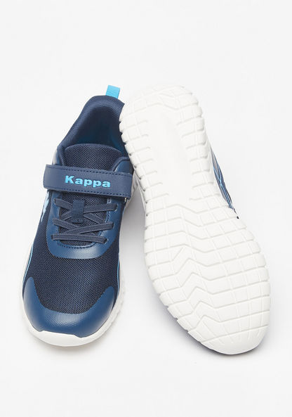 Kappa Boys' Textured Walking Shoes with Hook and Loop Closure-Boy%27s Sports Shoes-image-2