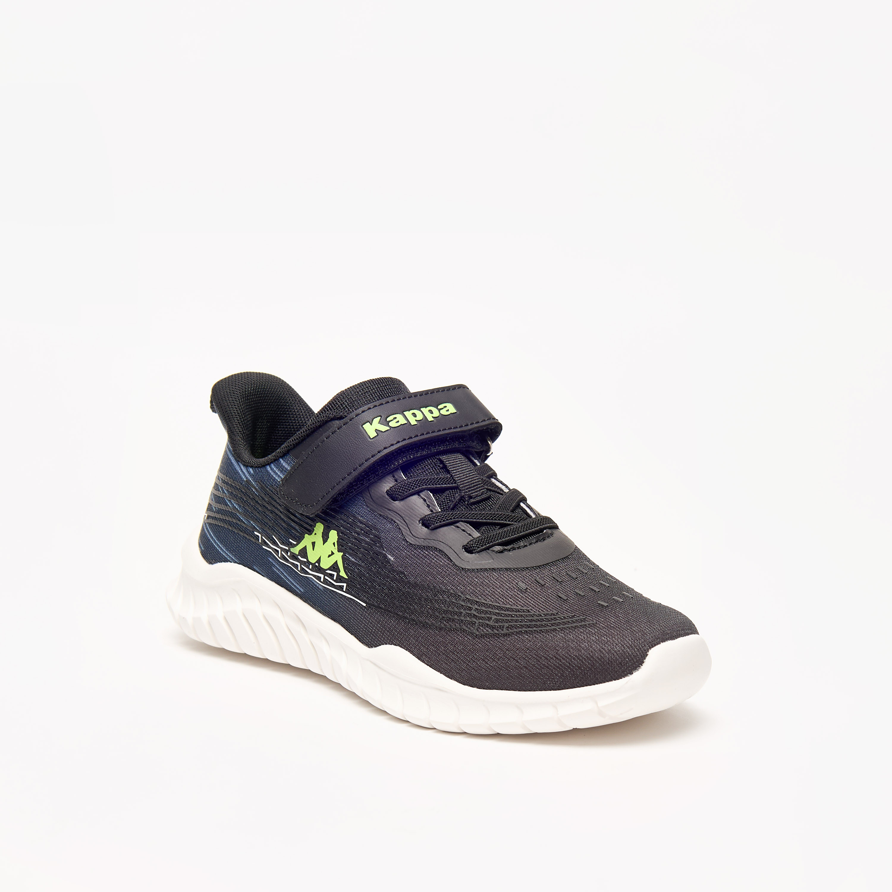 حذاء رياضي بشريط إغلاق لاصق وتفاصيل شعار للأولاد من كابا-sports-boys-shoes-image-6