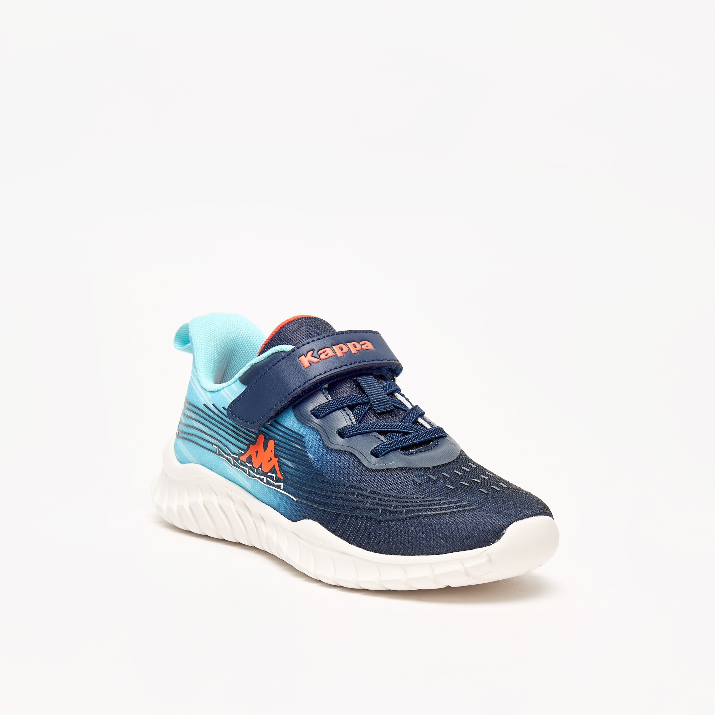 حذاء رياضي بشريط إغلاق لاصق وتفاصيل شعار للأولاد من كابا-sports-boys-shoes-image-11