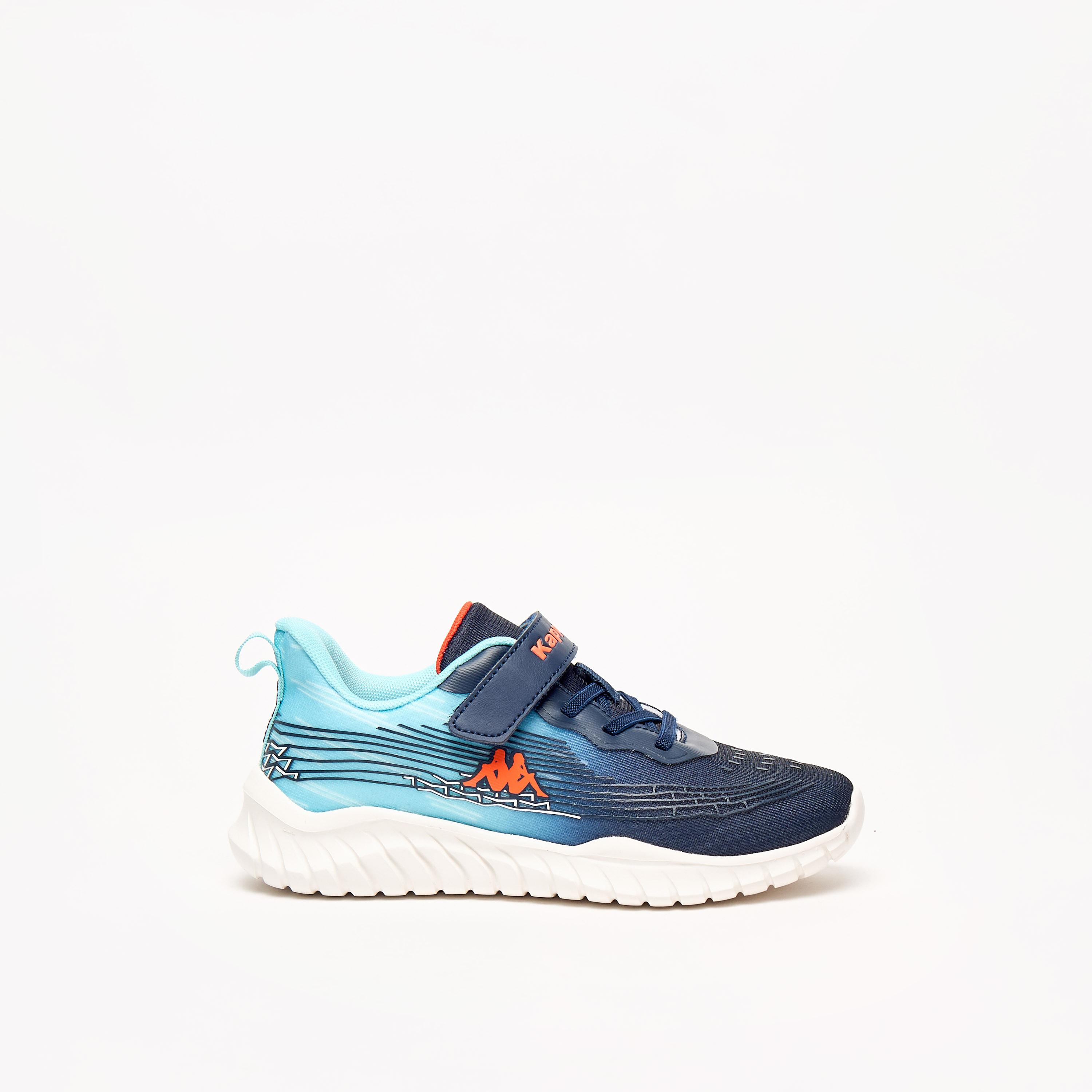 حذاء رياضي بشريط إغلاق لاصق وتفاصيل شعار للأولاد من كابا-sports-boys-shoes-image-13