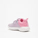Dash Textured Sneakers with Hook and Loop Closure-Girl%27s School Shoes-thumbnailMobile-1