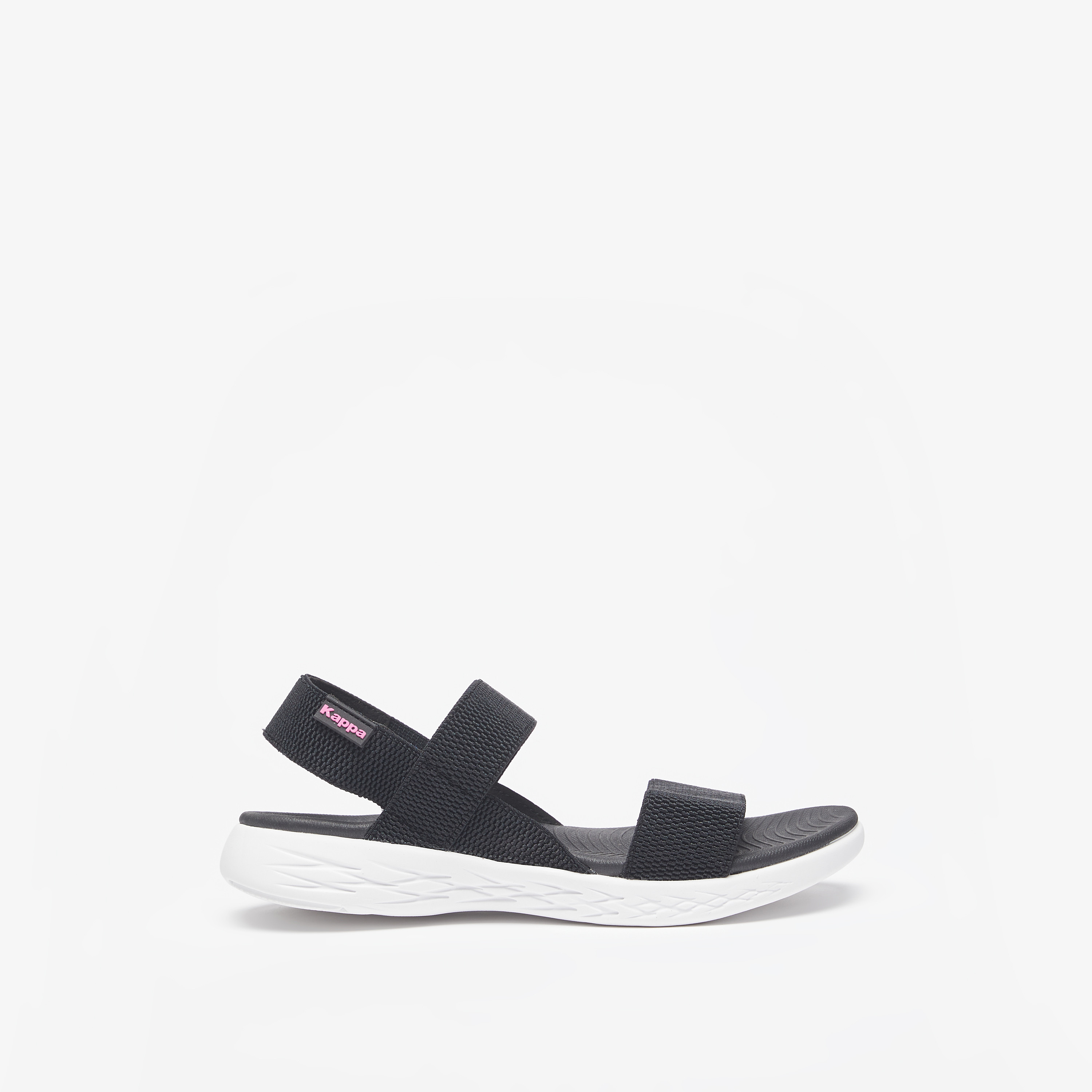 Kappa Women's Textured Slip-On Slide Sandals with Back Strap-women-shoes-flats-sandals-image-3
