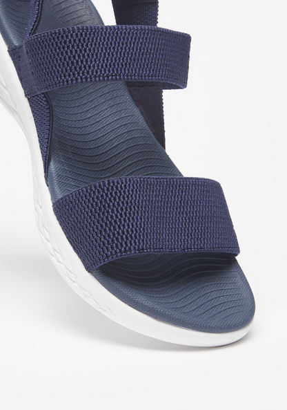 Kappa Women's Textured Slip-On Slide Sandals with Back Strap