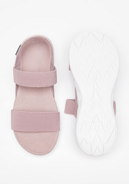 Kappa Women's Textured Slip-On Slide Sandals with Back Strap