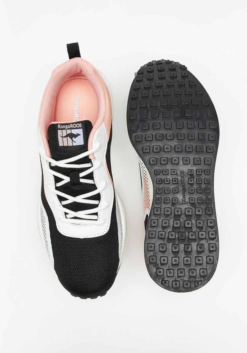 KangaROOS Women's Panelled Lace-Up Walking Shoes-Women%27s Sports Shoes-image-4