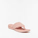 Kappa Women's Textured Slip-On Sandals-Women%27s Flat Sandals-thumbnailMobile-0