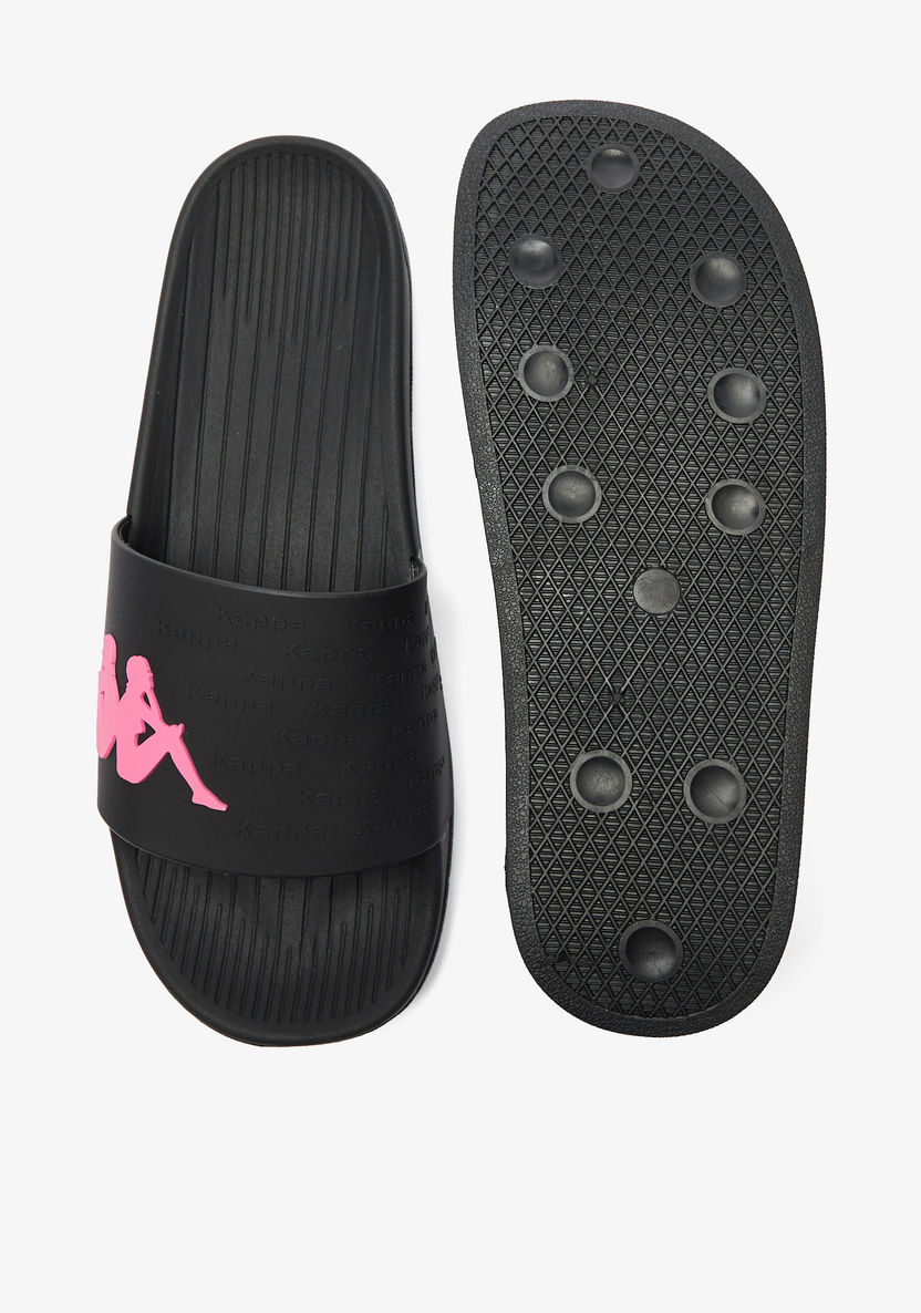 Kappa Women's Logo Embossed Slide Slippers-Women%27s Flip Flops & Beach Slippers-image-3