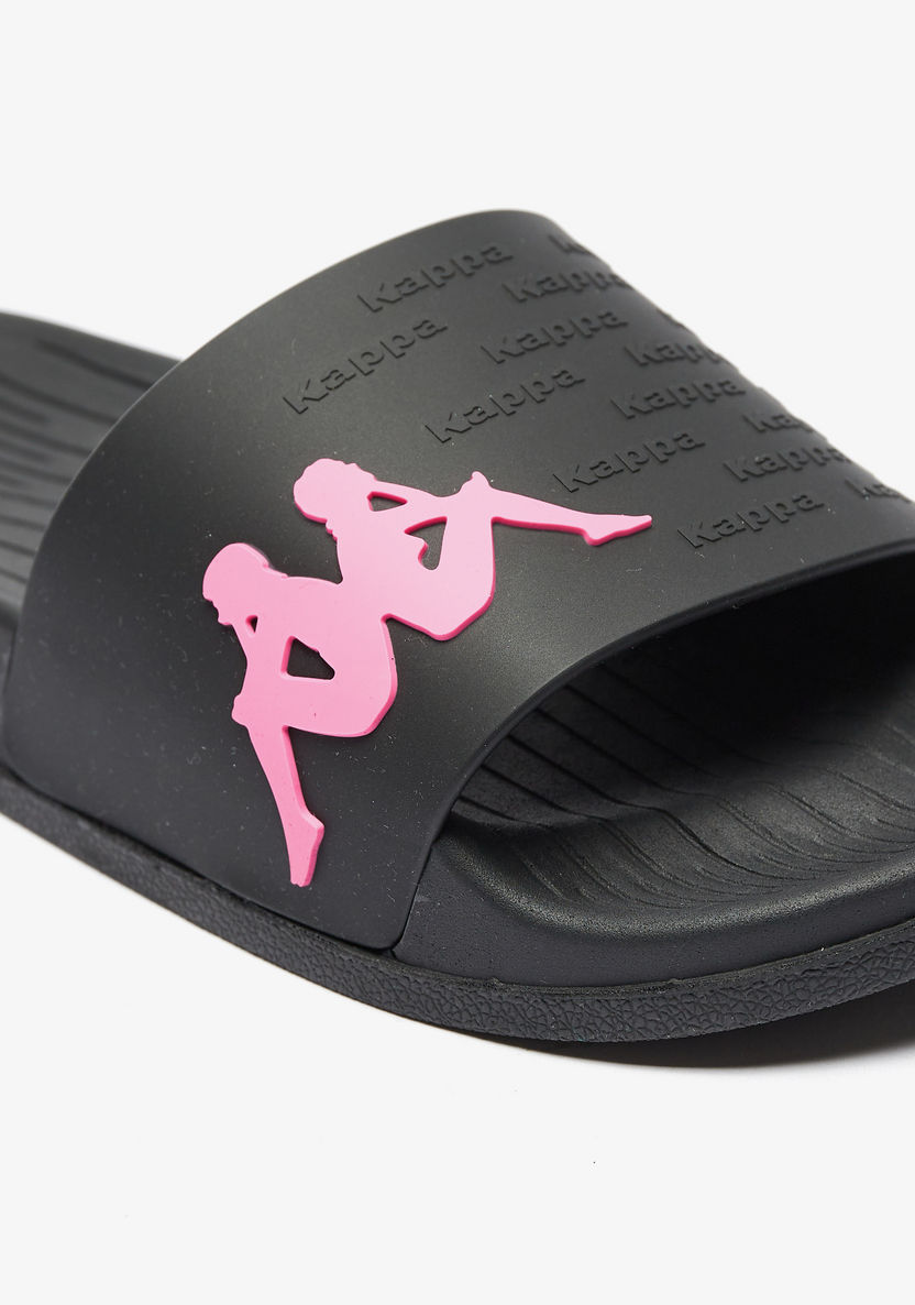 Kappa Women's Logo Embossed Slide Slippers-Women%27s Flip Flops & Beach Slippers-image-4