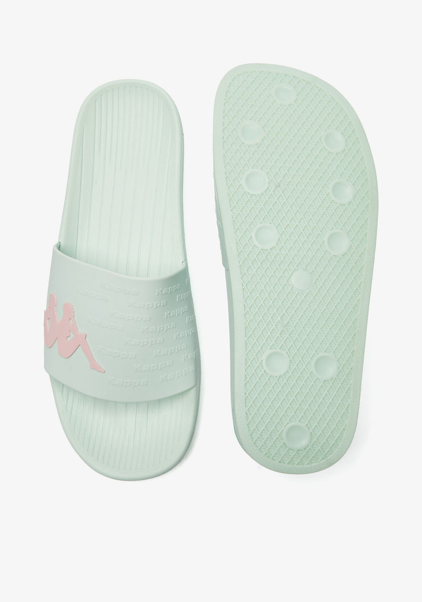 Kappa Women's Logo Embossed Slide Slippers-Women%27s Flip Flops & Beach Slippers-image-3